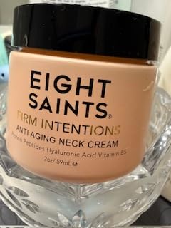 Eight Saints Firm Intentions Anti Aging Neck Cream, Natural & Organic, For Firming Skin and Reducing Wrinkles, 2 Ounces customer photo 2