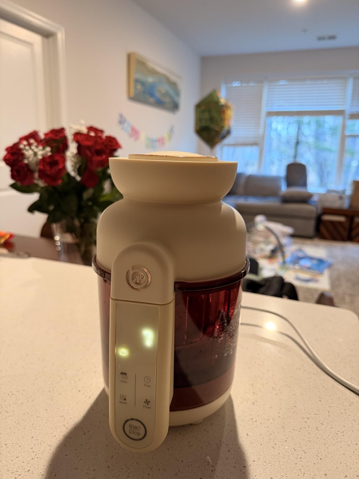 Auto Baby Food Maker, Glass Baby Food Mill, Baby Blender & Steamer and Puree Maker with Auto Cooking, Easy Cleaning, Touch Screen, Dishwasher Safe(12oz) customer photo 2