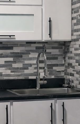 FORIOUS Black Touchless Kitchen Faucet with Soap Dispenser, Motion Sensor Activated Smart Sink Faucet with Pull Down Sprayer Single Handle Hands Free Contemporary for Bar & Prep Sinks, Camper RV customer photo 1