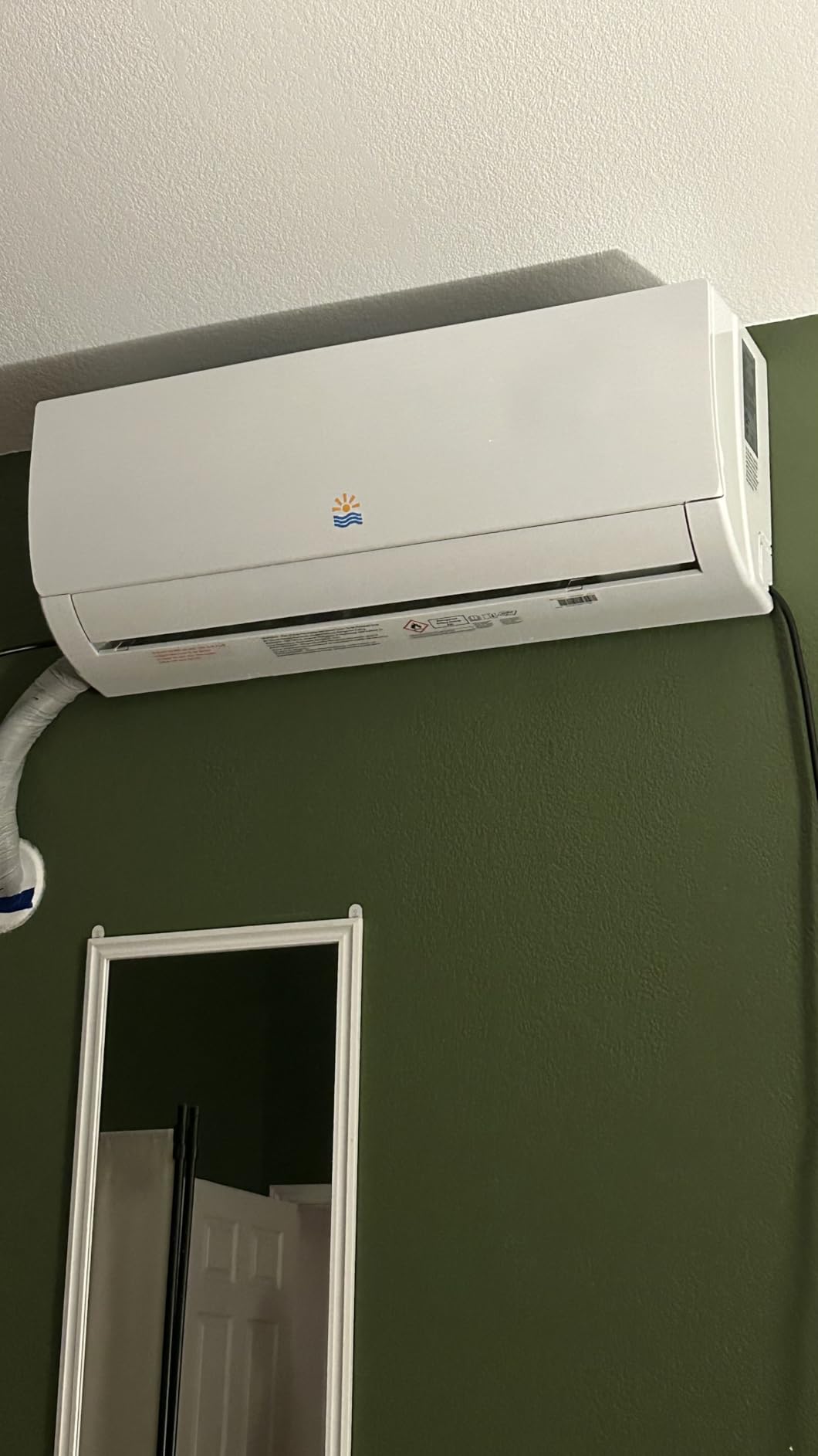 Mini Split Ac/Heating System - 12000 BTU Ductless Mini Split Air Conditioner with Heat Pump, 19 SEER2 115V Energy Efficient Ac Unit Up to 750 Sq.Ft with Installation Kit customer photo 1