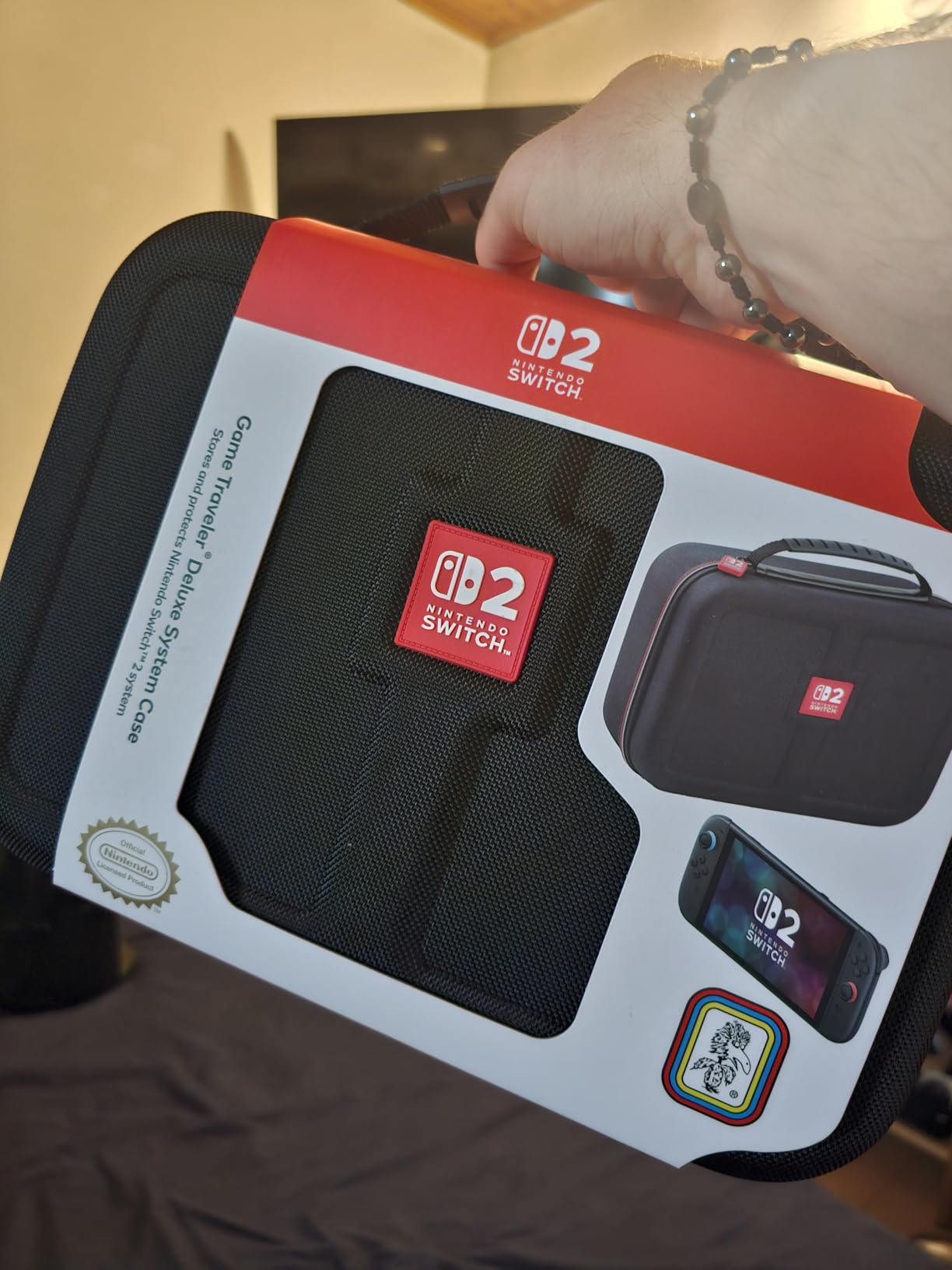 R.D.S. Industries Game Traveler Deluxe Licensed System Case for Nintendo Switch 2 and OLED, Black, Large (NS262) customer photo 2