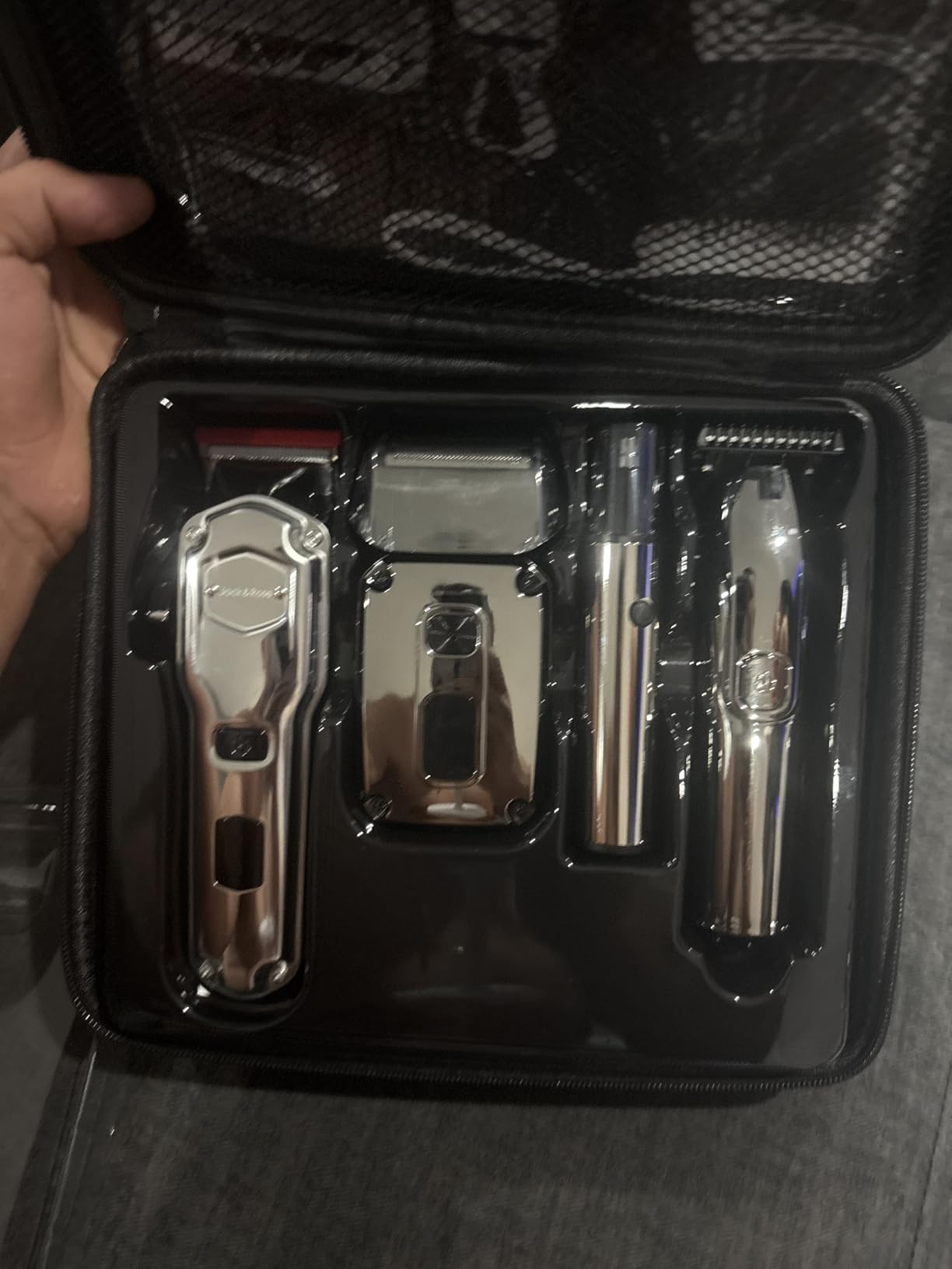 Jack & Rose Hair Clippers for Men Set Professional, Cordless Men Hair Trimmer, Electric Shavers, Barber kit, 4 in 1, LED Display, for Nose, Body, Bald Head customer photo 1