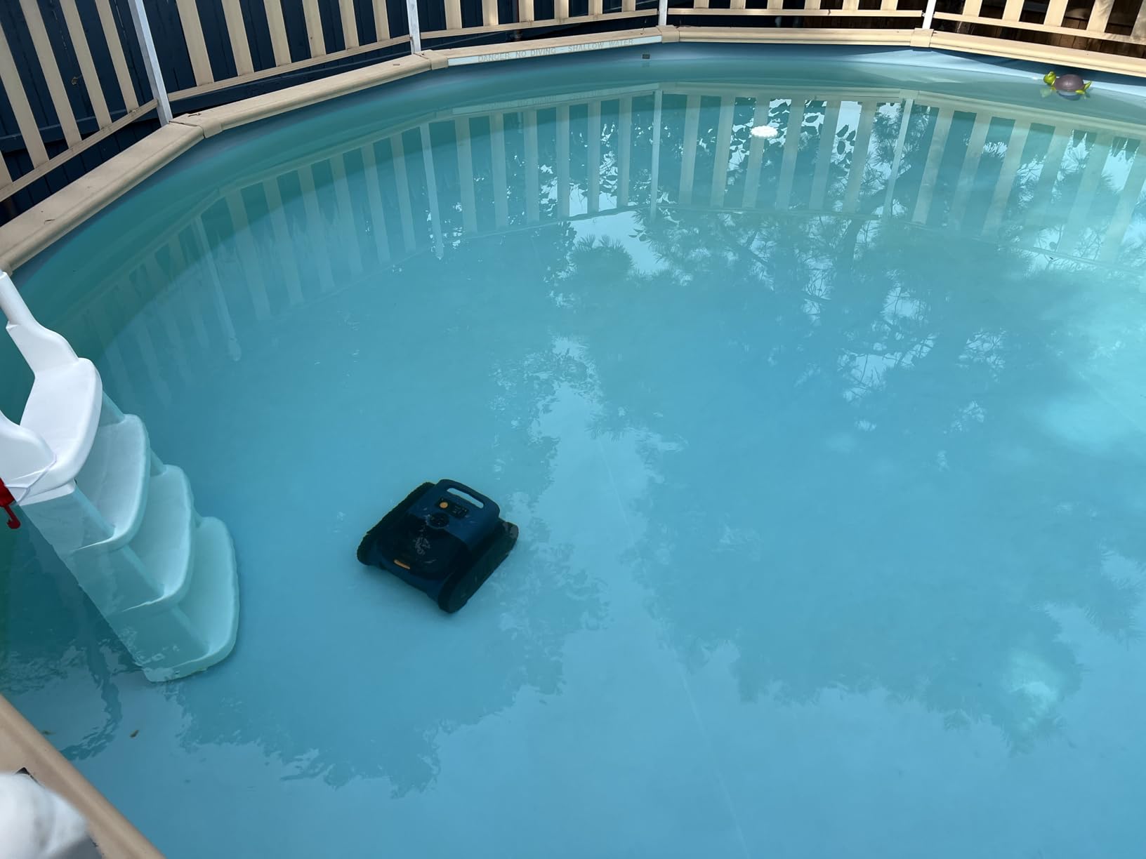 (2026 Upgrade) Pool Vacuum for Inground Pool & Above Ground Pool, Cordless Pool Cleaner with Smart Navigation, Self-Parking, LED Indicator, Wall&Waterline Cleaning Pool Robot up to 2150 Sq.ft customer photo 2
