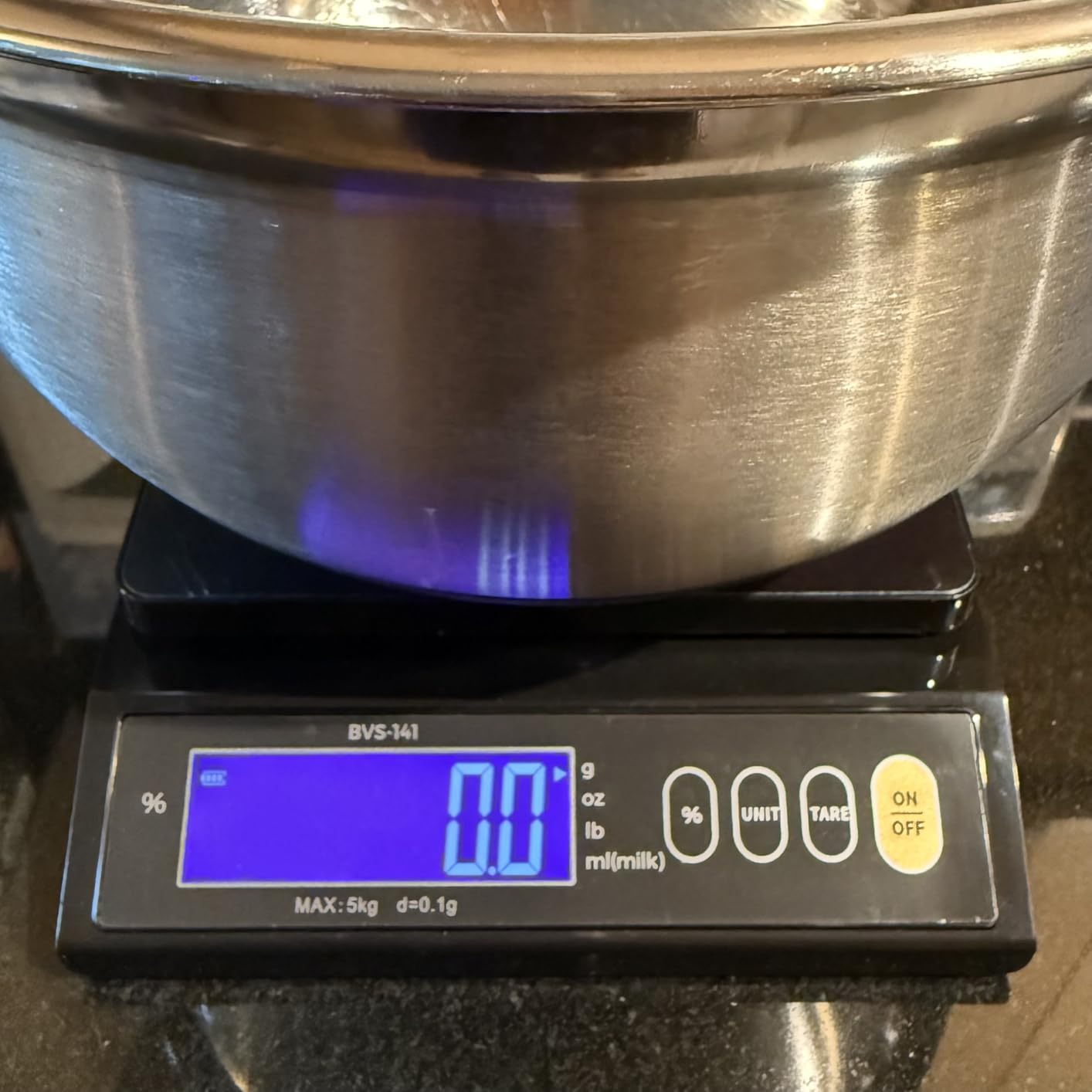 Bonvoisin Baking Scale 0.1 Gram Accuracy Digital Scale for Kitchen, Candle, Soap and Sourdough Bread Making, with Percentage Weighing Function customer photo 1