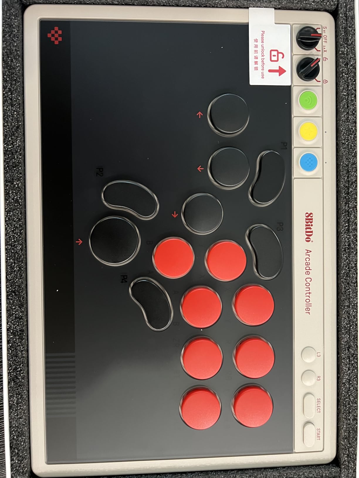 8BitDo All-Button Arcade Controller for Switch/Switch 2 & Windows - Bluetooth, 2.4G, Wired Connectivity, Low-profile Mechanical Switches with fast-mapping customer photo 2