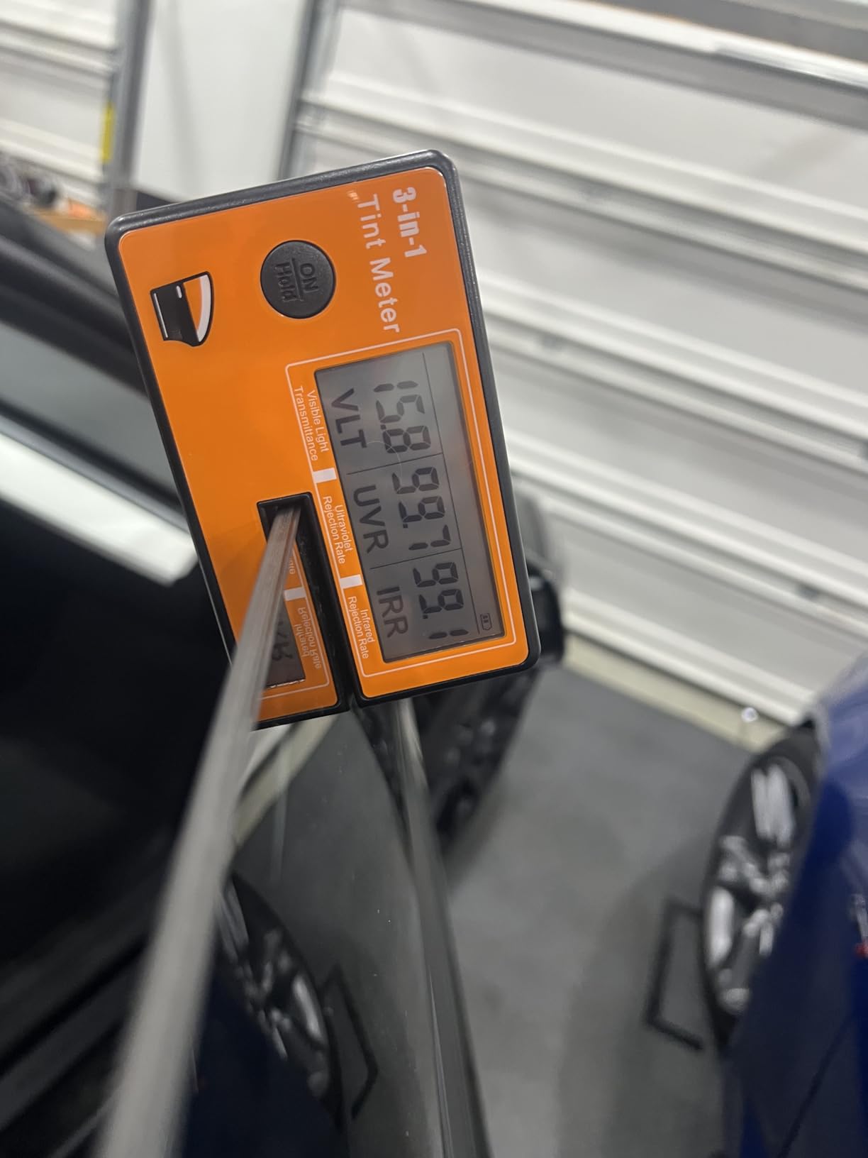 Window Tint Meter, 3-in-1 Solar Film Meter with VL/UV/IR Transmittance Tester customer photo 1