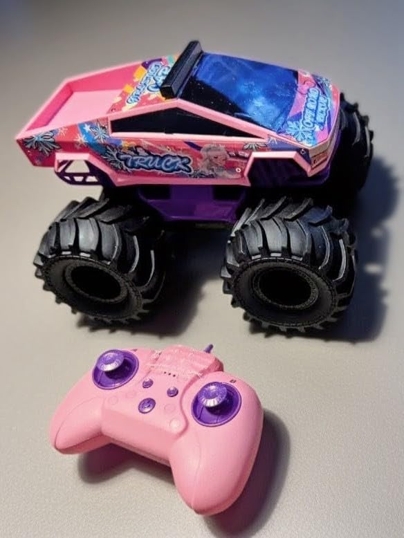 Amphibious Remote Control Car, 1:18 Monster Truck Toys for Boys RC Cars, 2.4 GHz Waterproof RC Trucks, 4WD All Terrain Off-Road Pickup, Kids Christmas Birthday Gifts Present Boys Girls Toys Ages 6+ customer photo 2