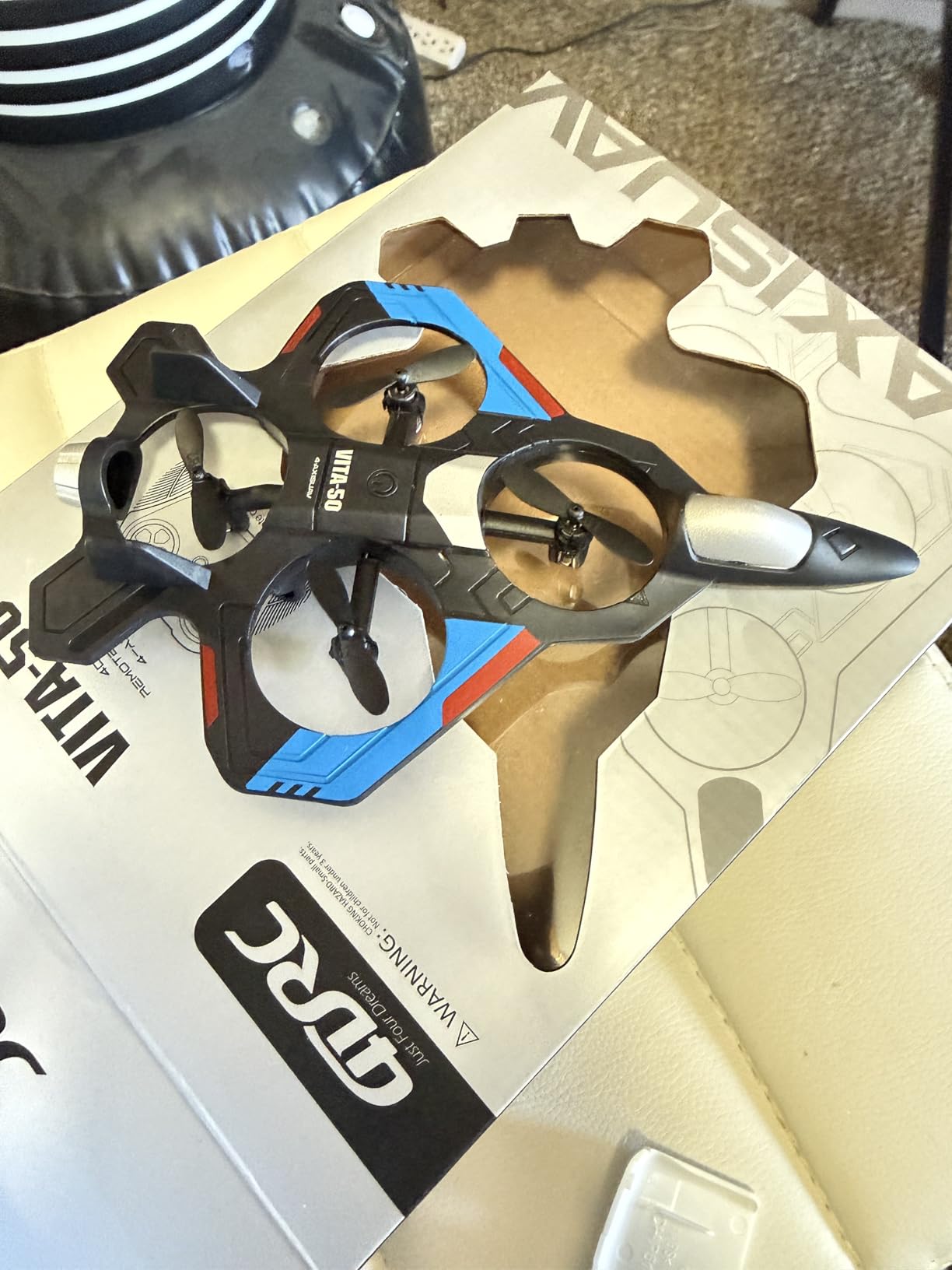 4DRC RC Planes Remote Control Airplanes for Kids, Foam Remote Control Planes for Kids Adults Beginners, Remote Control Helicopter Fighter Jet Drones for Kids Adults, 360deg Flip Easy to Fly customer photo 1