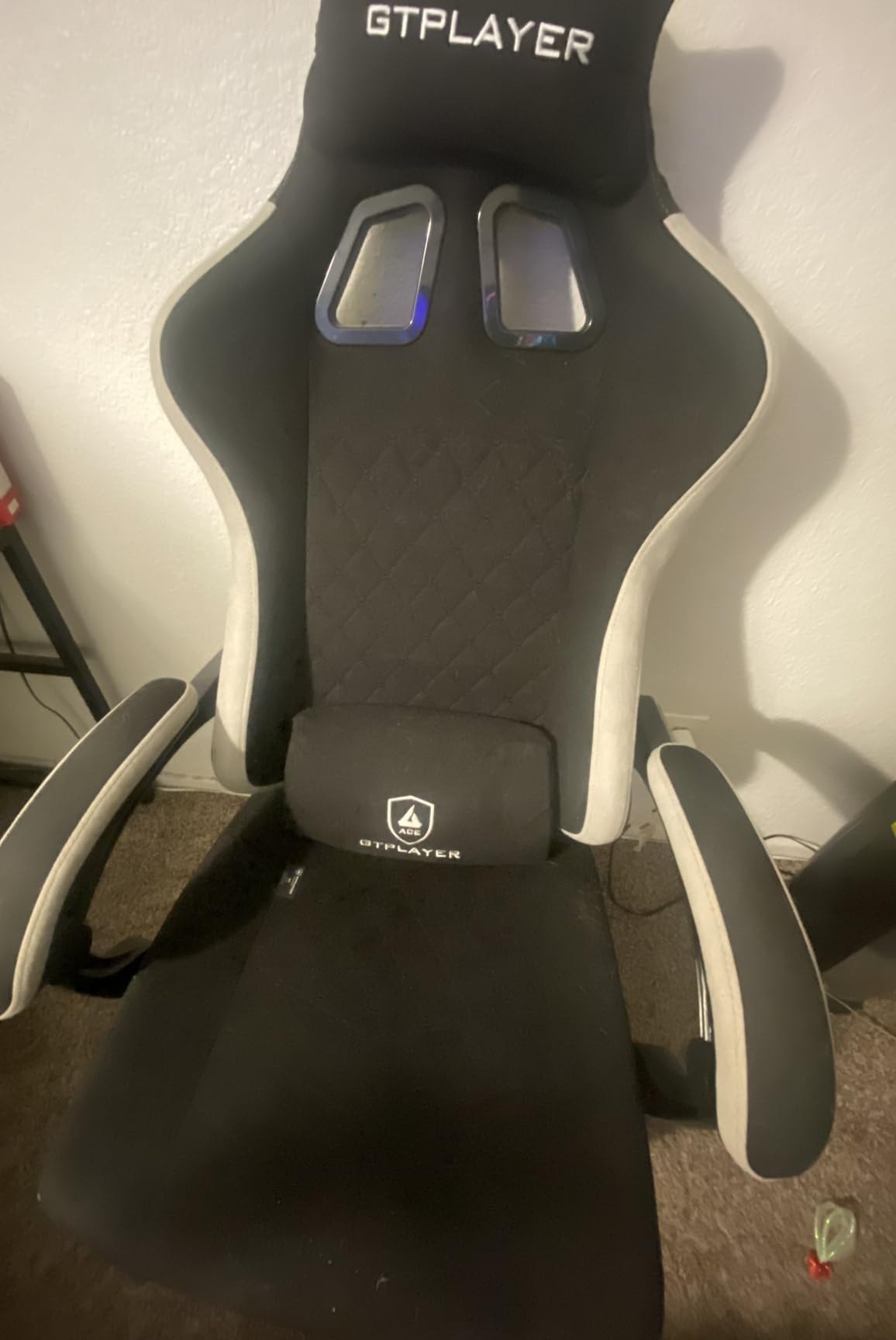 GTPLAYER Gaming Chair, Computer Office Chair with Pocket Spring Cushion, Linkage Armrests and Footrest, High Back Ergonomic Computer Chair with Lumbar Support Task Chair with Footrest customer photo 1