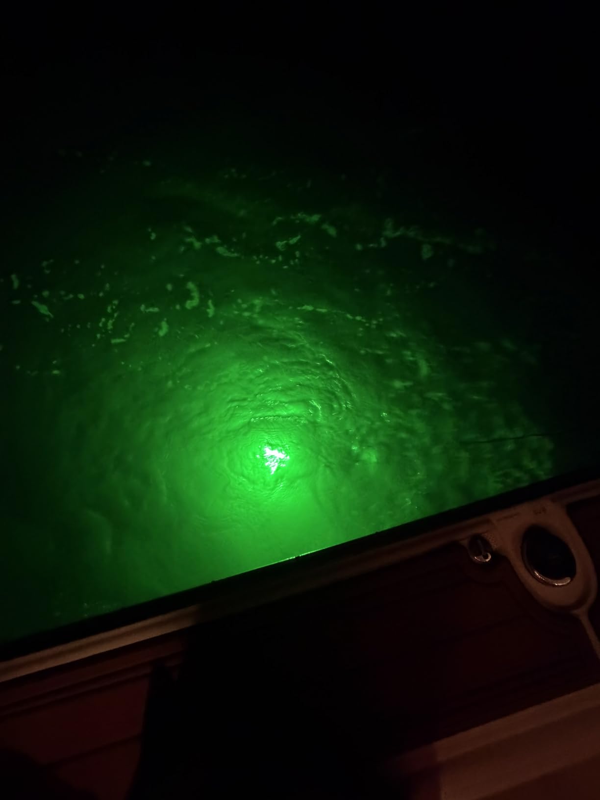 Luckerain Underwater Fishing Light 70W 12V Green Light for Fishing IP68 Waterproof 9000 Lumens High Brightness Fish Attracting Light for Docks, Boats or Kayaks,26ft Power Cord customer photo 2