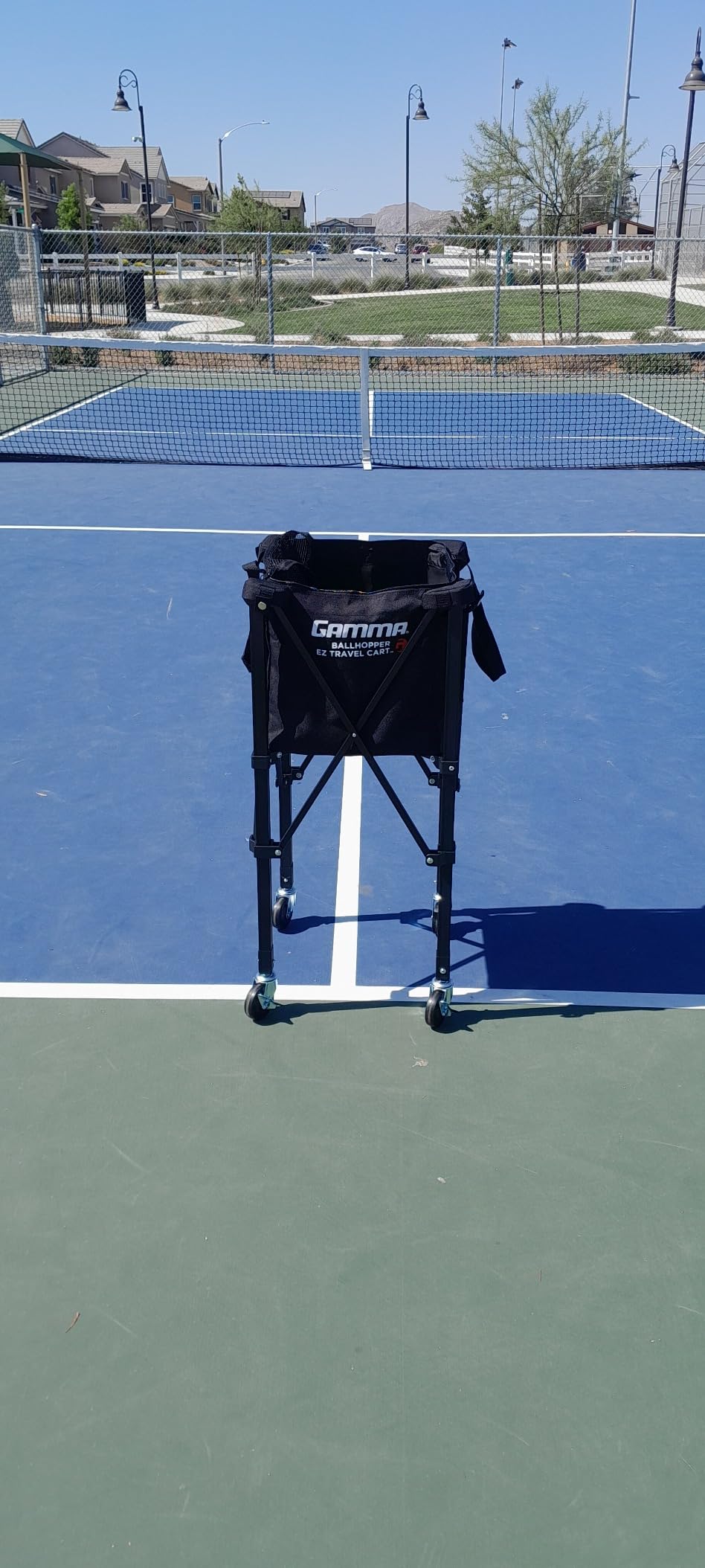 GAMMA Sports EZ Travel Cart, Tennis & Pickleball Hopper, Padel, Portable Compact Design, Sturdy Lightweight Construction, EZ Bags, 150 or 250 Capacity, Premium Carrying Case Included customer photo 2