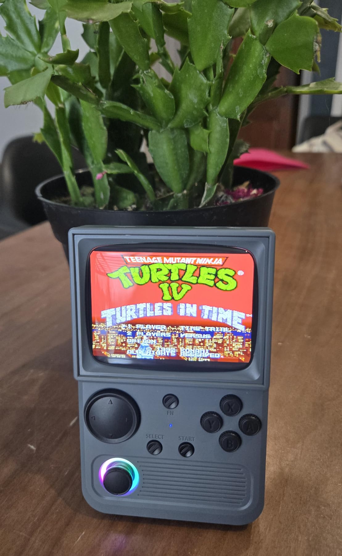 R36T Retro Gaming Console, 3.5'' IPS Screen CRT-Inspired, Handheld Game Console with 18000+ Classic Games Supports WiFi Networked Fighting and OTG, 3500mAh Battery, with Portable Case(Grey 64GB) customer photo 2