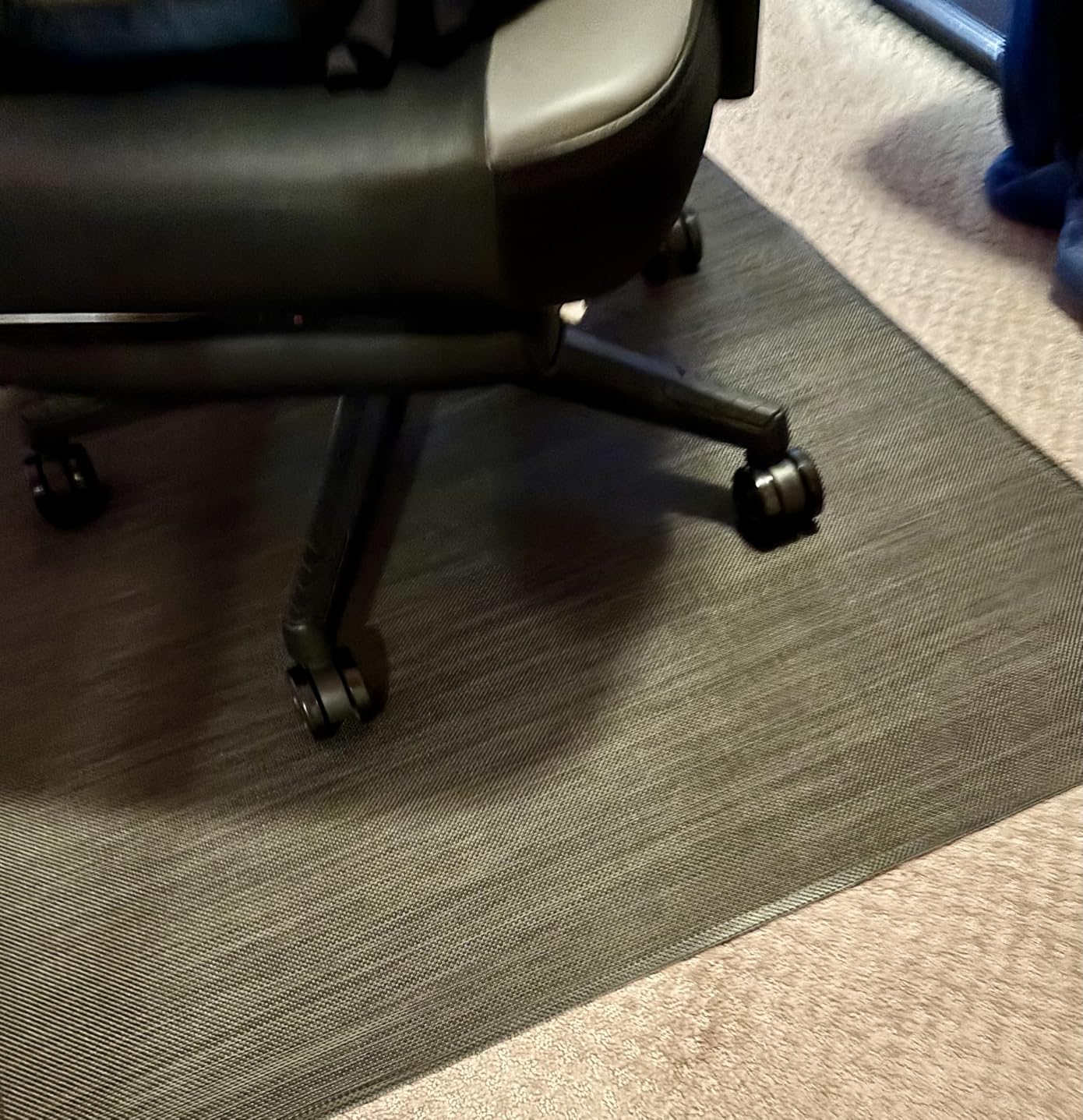 Office Chair Mat for Hardwood Floor Under Desk Computer Rolling Chair Mat for Wood/Tile Floor Non-Slip Heavy Duty Desk Rug PVC Plastic Hard Floor Protector 36