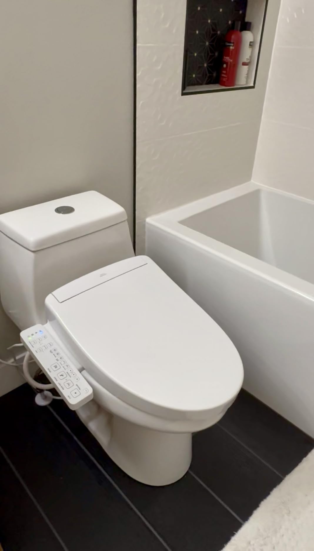 TOTO WASHLET S2 Electronic Bidet Toilet Seat with Instantaneous Water Heating, PREMIST and EWATER+ Wand Cleaning, Elongated, Sedona Beige - SW3346#12 customer photo 2