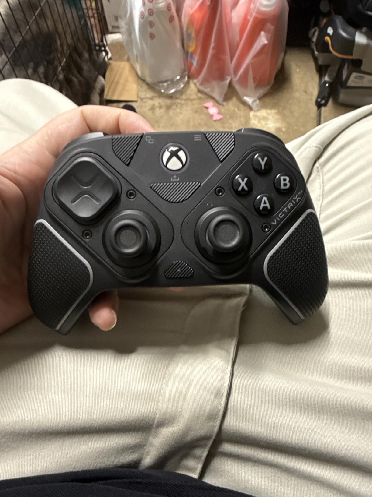 Turtle Beach Victrix Pro BFG Reloaded Wireless Gaming Controller Licensed for Xbox Series X|S, Xbox One, PC Gamepad, Bluetooth, Fightpad, Hall-Effect Thumbsticks/Triggers, Customizable Controls, Black customer photo 1