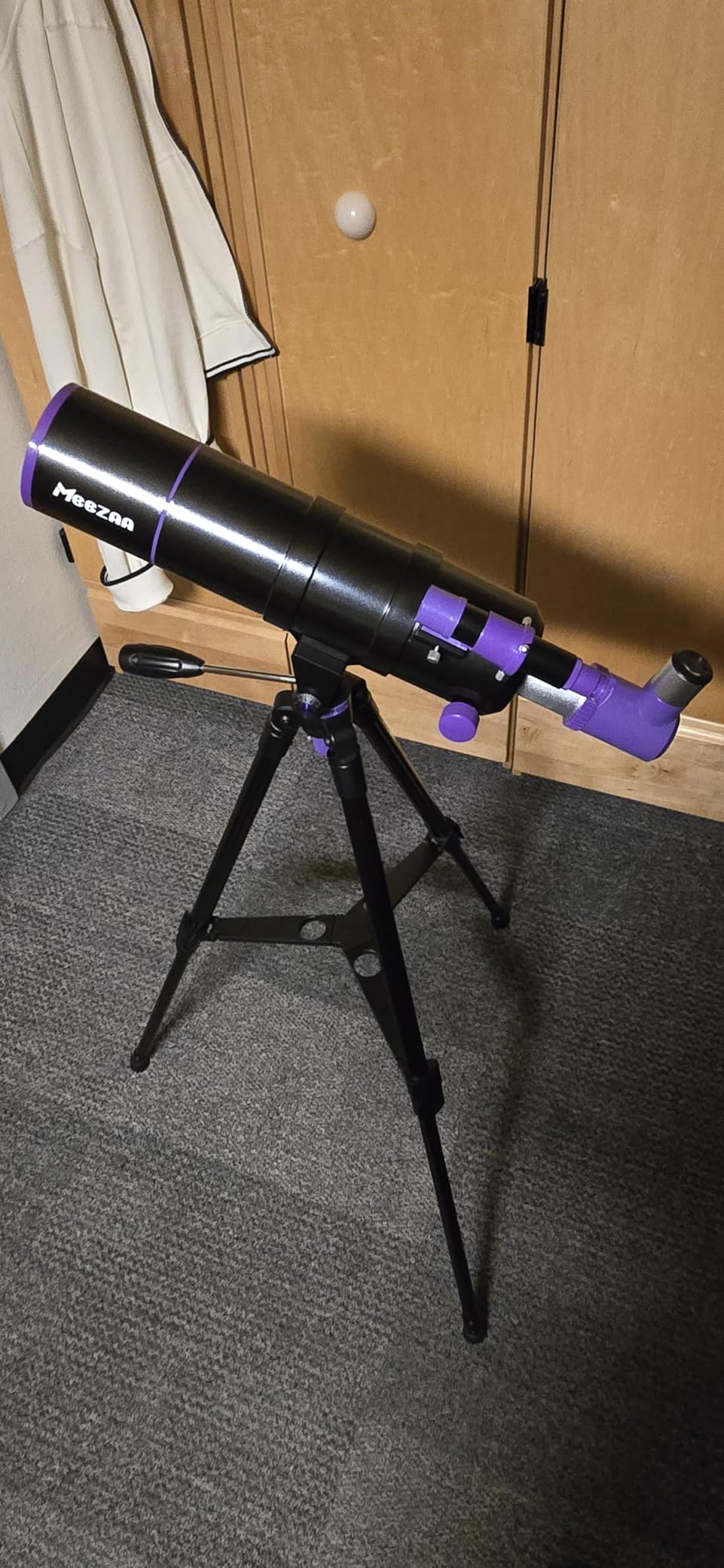 Telescope, Telescope for Adults High Powered, 90mm Aperture 550mm Portable Professional Refractor Telescopes for Kids & Astronomy Beginners with Tripod, Phone Adapter, Carry Bag & Moon Filter customer photo 1