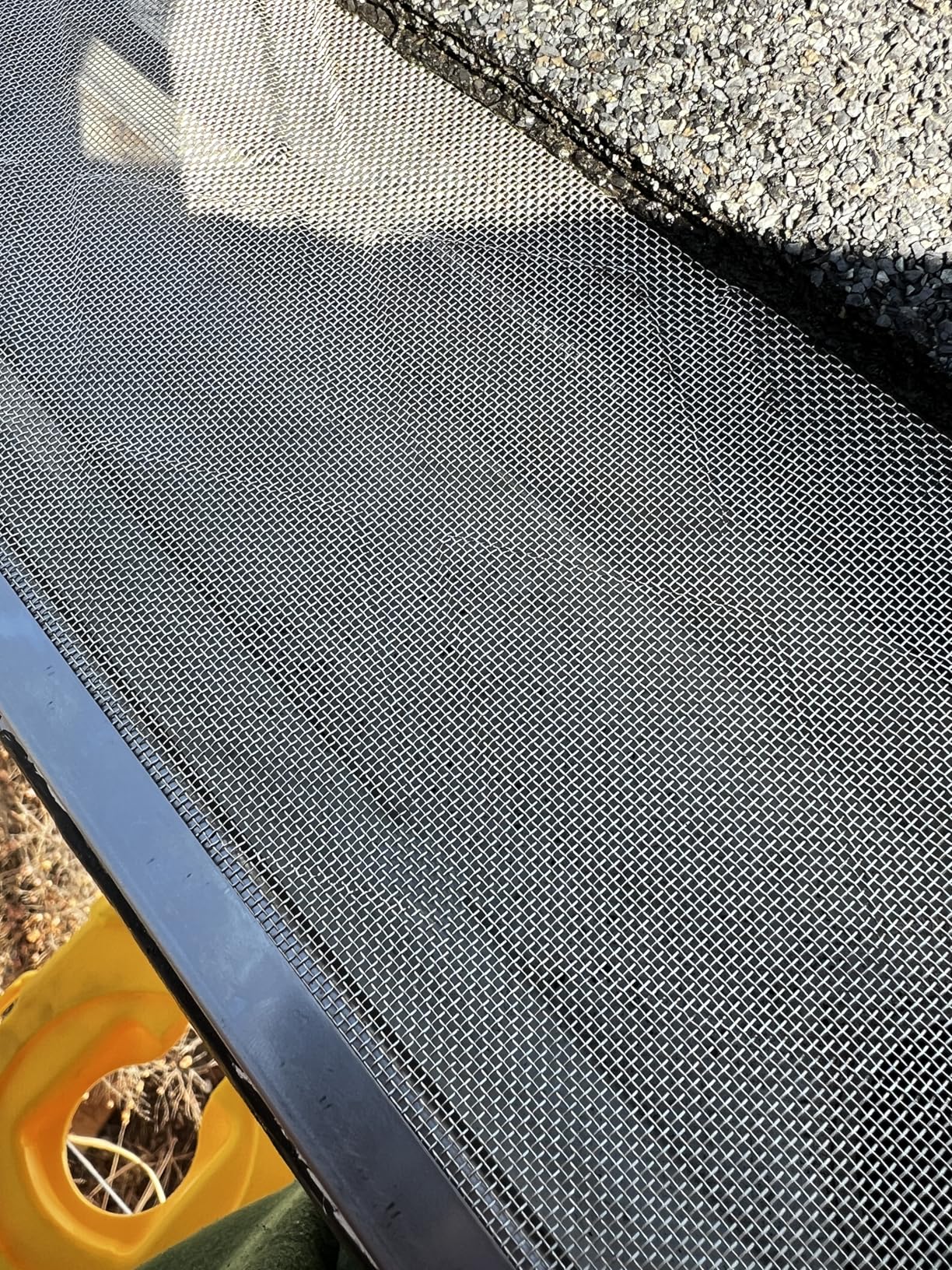Gutter Guard - 100% Stainless-Steel Micro-Mesh Design, Pine Needle & Small Debris Protection, Fits 6 in K‑Style & Half‑Round Gutters, DIY Screws Included (50ft, 15pcs, 6in x 40in) customer photo 1