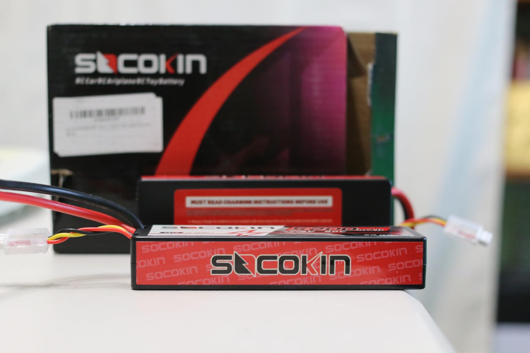 2S Lipo Battery 7.4V 5200mAh 80C Battery with Hard Case T-Plug for RC Evader BX Car Buggy Boat Drones 1/10 Scale customer photo 1