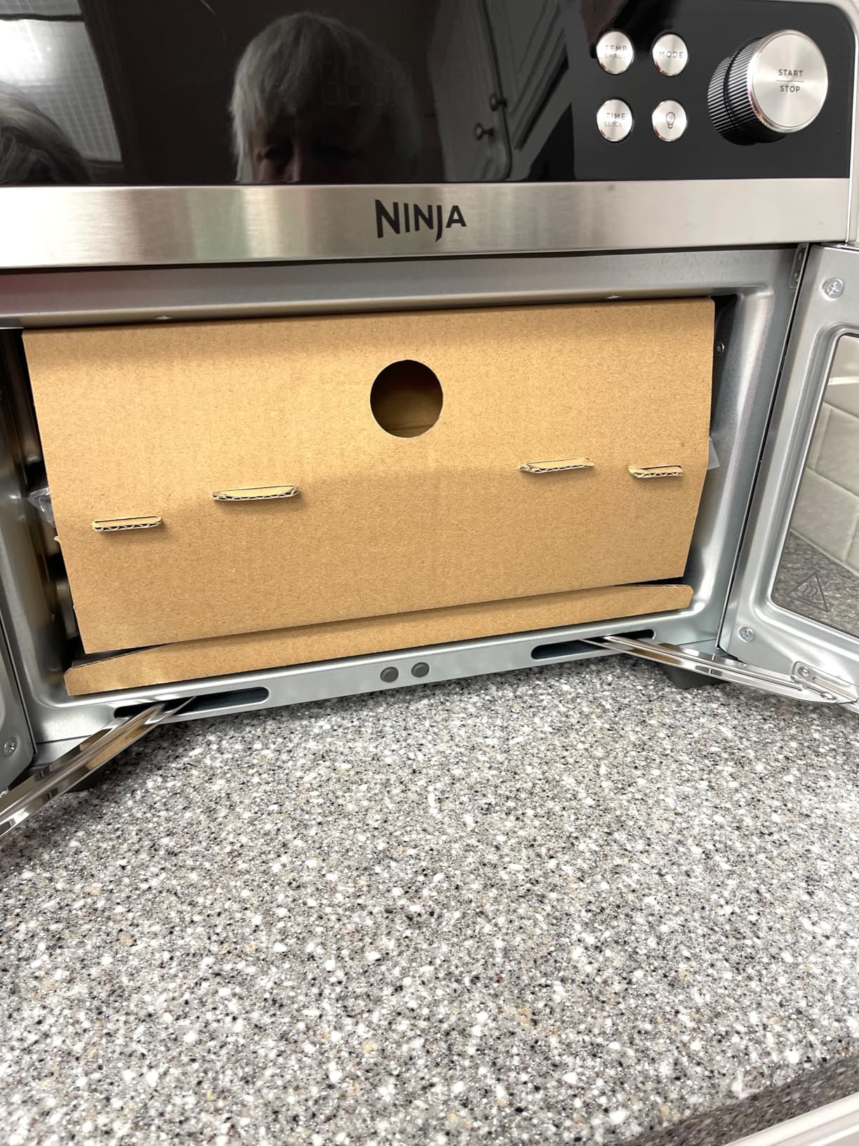Ninja | French Door Premier | Air Fryer, Convection Oven, Toaster | 5-qt Air Fry Basket, Sheet Pan, Wire Rack, Broil Rack | PFAS-free Cooking Surface, Dishwasher-safe Accessories | FO101 (NEW) customer photo 2