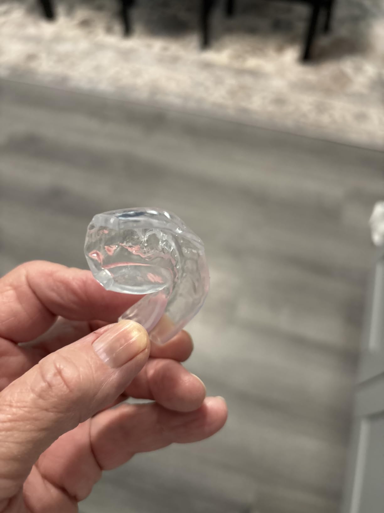 Mouth Guard for Grinding Teeth at Night: Moldable Sleeping Mouthguards for Clenching and Bruxism Protection - Custom Fit Nighttime Sleep Guards for Adults with 12 Cleaning Tablets customer photo 2