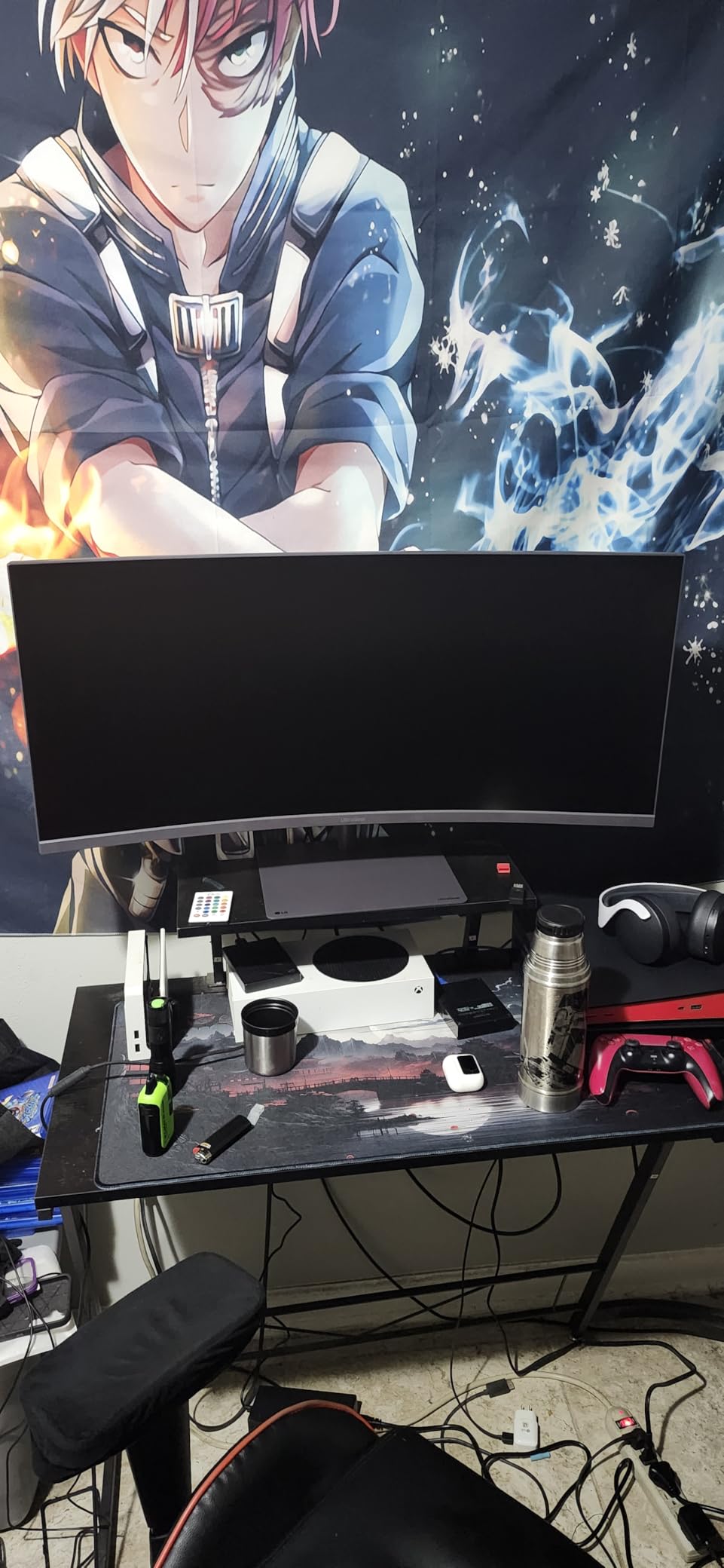 LG 34G630A-B 34-Inch Ultragear WQHD (3440 x 1440) Curved Gaming Monitor, 240Hz, 1ms, FreeSync Premium, DisplayHDR 400 customer photo 1