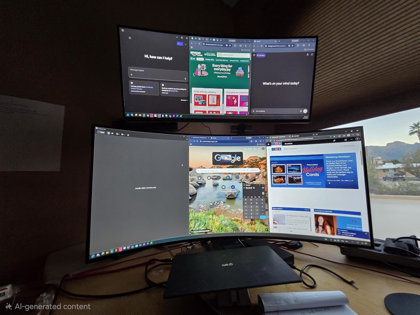 LG 34G630A-B 34-Inch Ultragear WQHD (3440 x 1440) Curved Gaming Monitor, 240Hz, 1ms, FreeSync Premium, DisplayHDR 400 customer photo 2