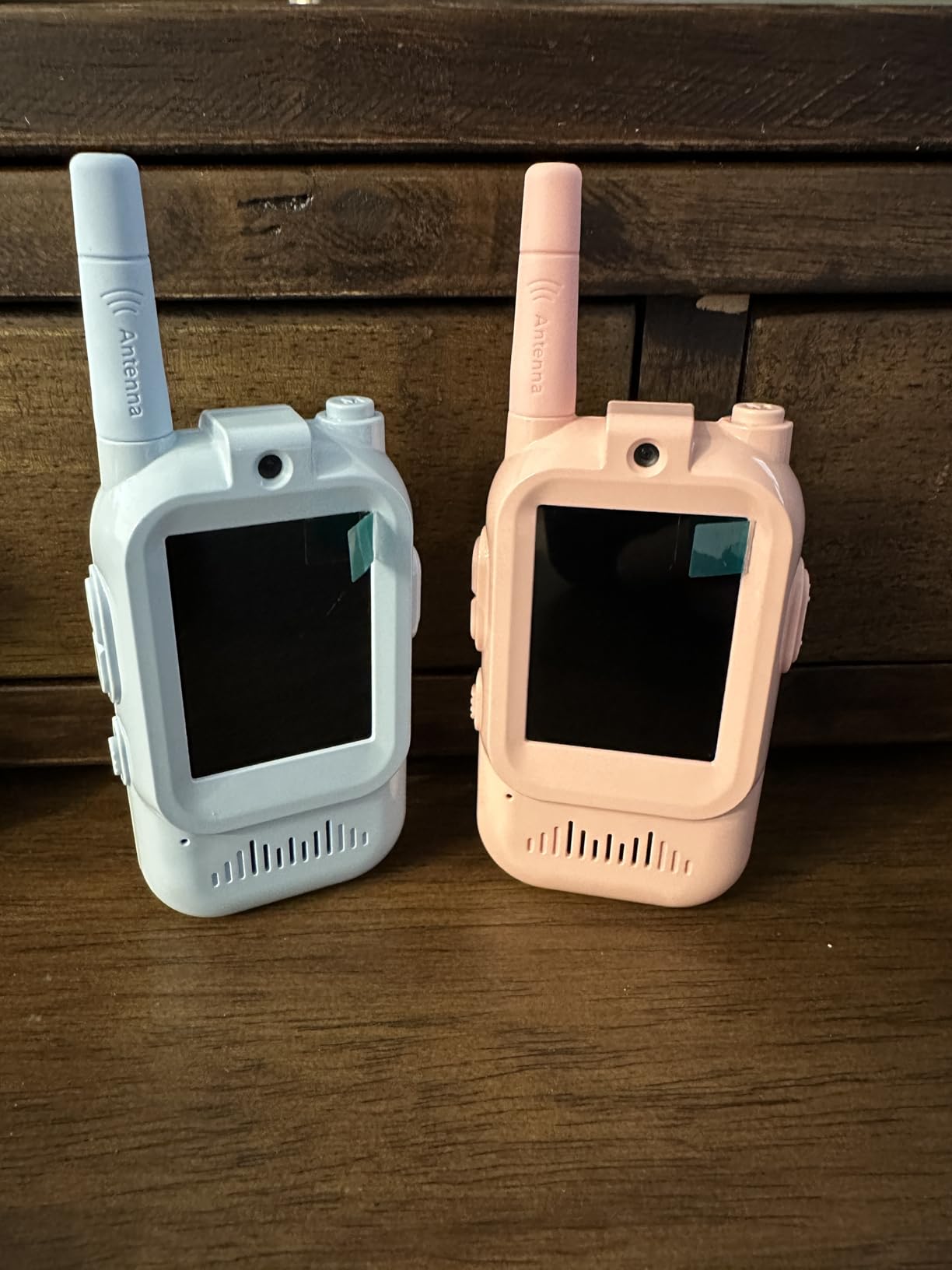 Video Walkie Talkie Toys for Age 3-12 Boys Girls, 2 Pack Walkie Talkies with Screen, Long Range 2 Way Radio with 4 Voice Effects, Christmas Birthday Gifts for Kids Indoor Outdoor Camping customer photo 1