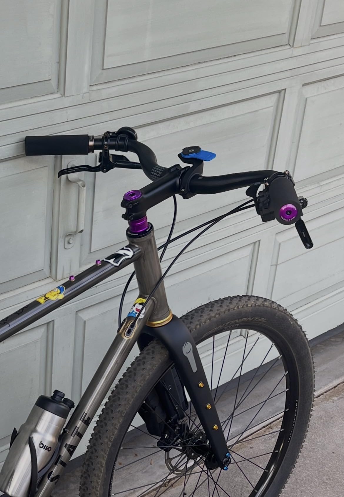 Quad Lock Out Front Handlebar Bicycle Phone Mount (V3) for iPhone, Galaxy, Pixel and Universal Adapters customer photo 1