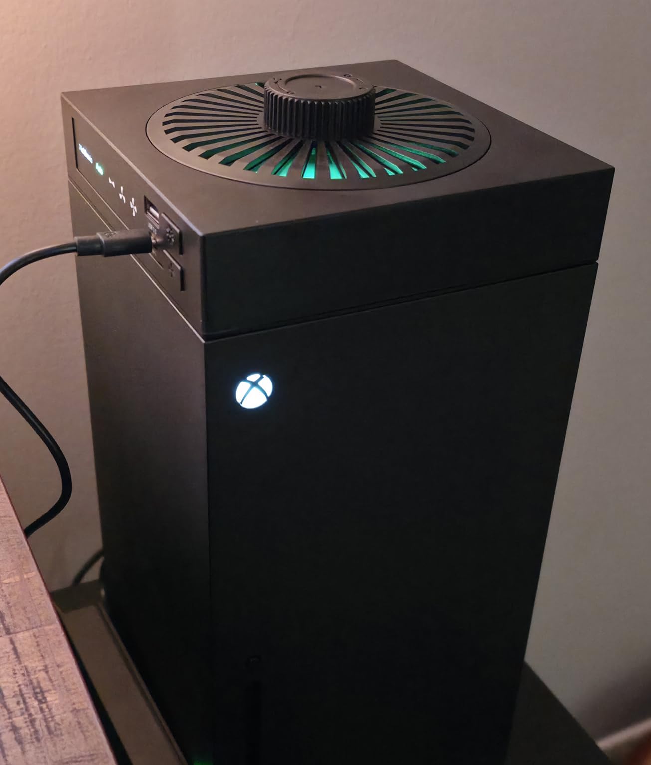 Cooling Fan for Xbox Series X with RGB Light, Dust Proof Cooling System for Xbox Series X Console, Top Fan with Auto Fan Speed Adjustable by Temperature, 3 Speed Level 1500/1750/2000RPM customer photo 2
