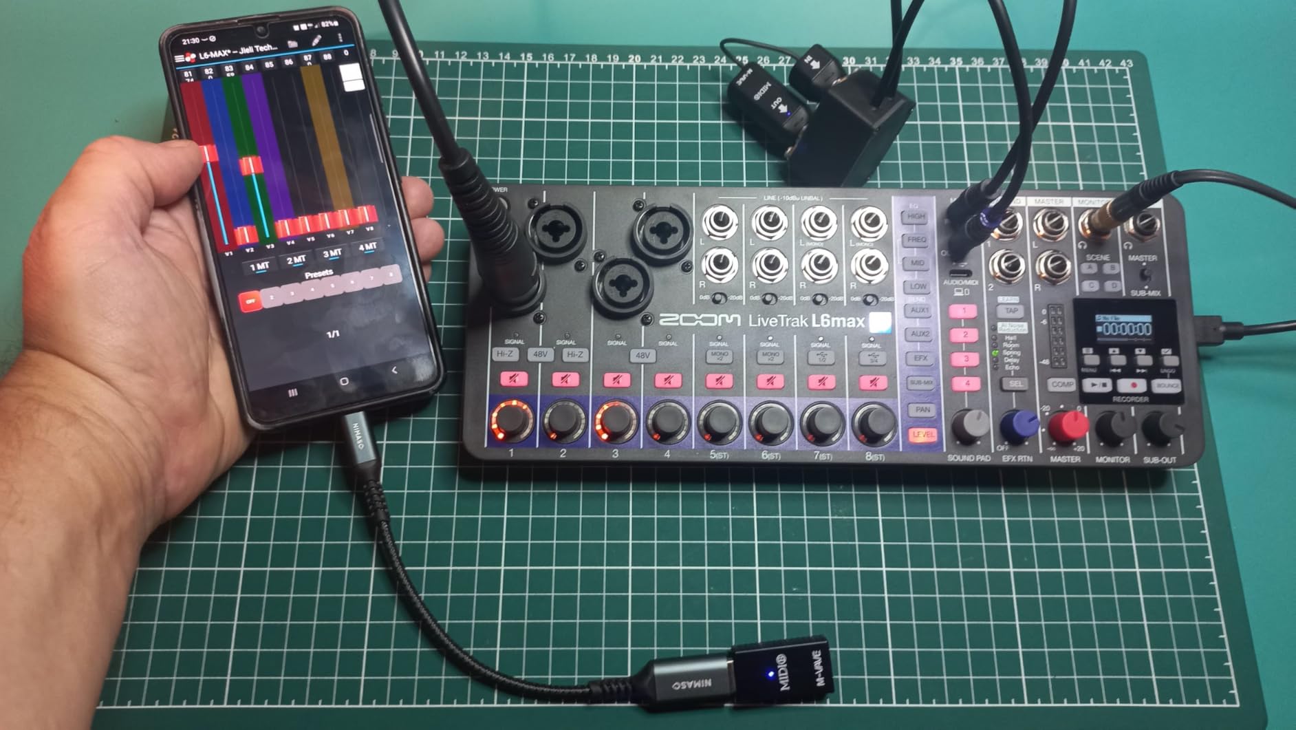 Zoom LiveTrak L6max Digital Mixer and Recorder, 12-Channel, 32-Bit Float, Battery Powered customer photo 1