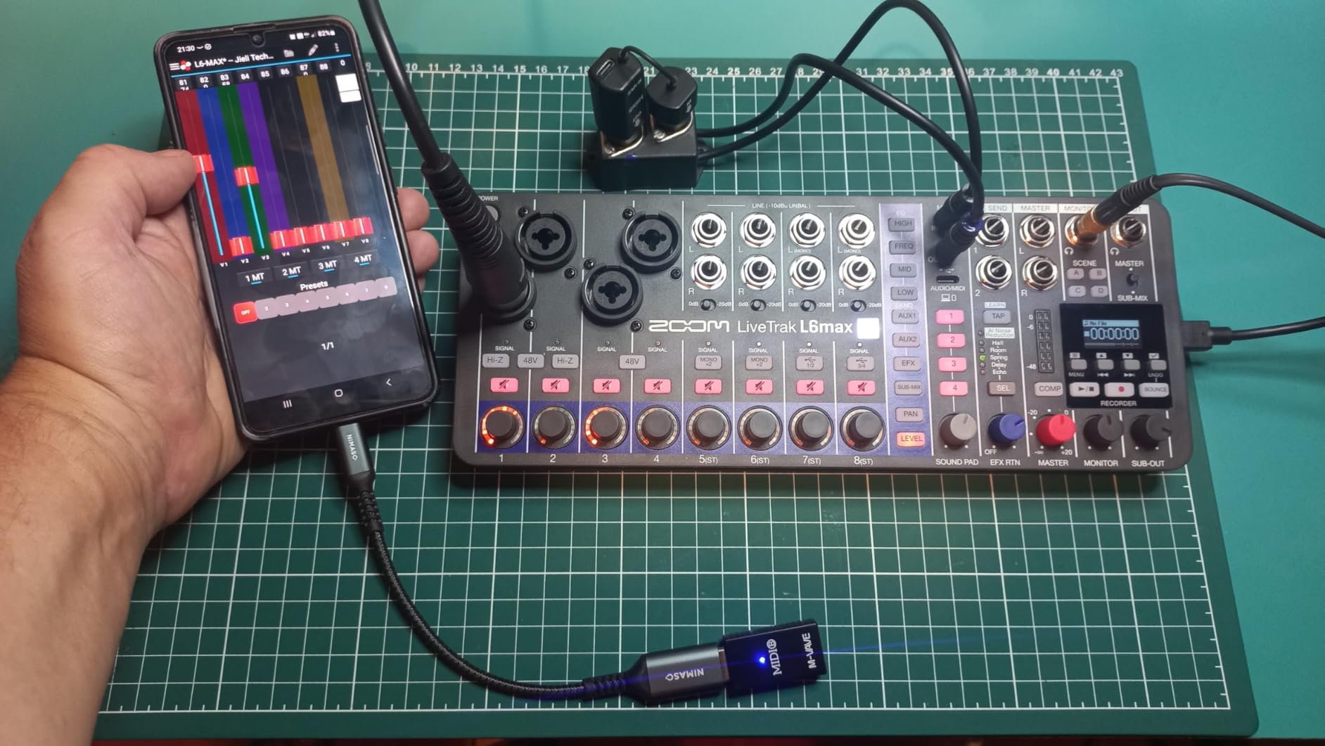 Zoom LiveTrak L6max Digital Mixer and Recorder, 12-Channel, 32-Bit Float, Battery Powered customer photo 2