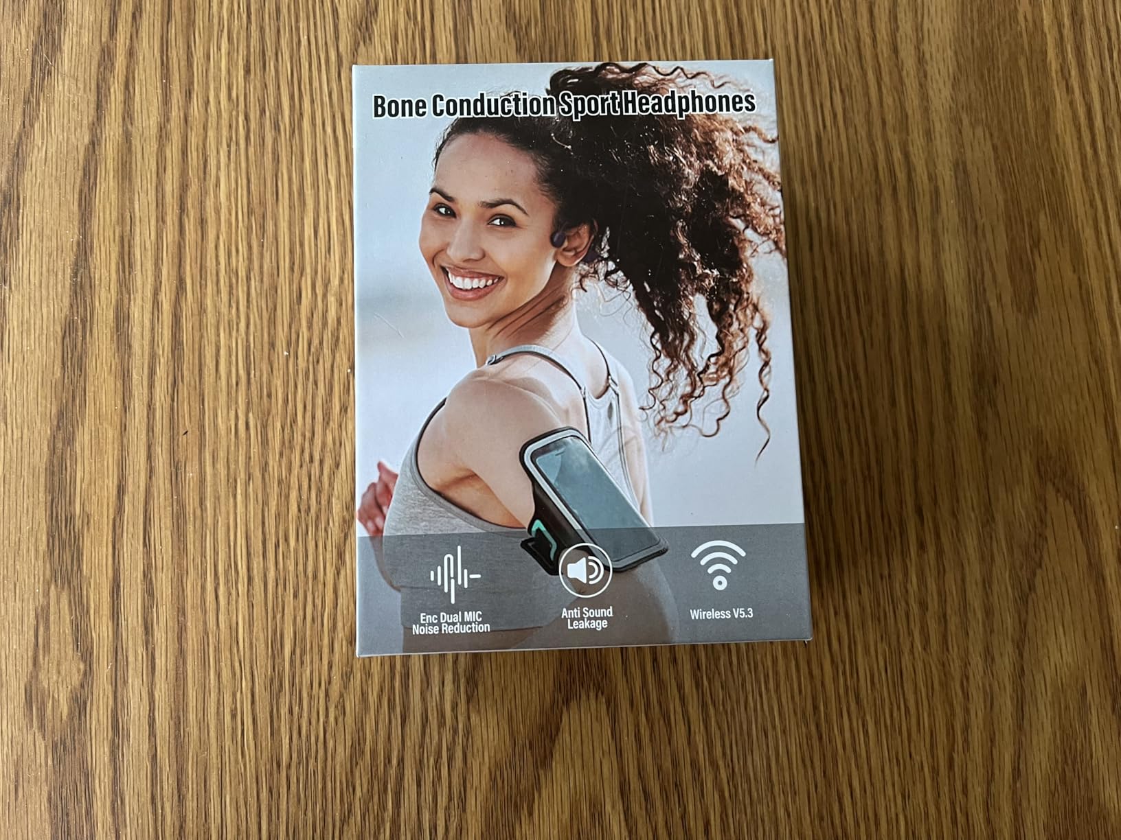 SANOTO Bone Conduction Headphones Bluetooth Open Ear Headphones with Mic, Lightweight Bone Conduction Earbuds IPX5 Waterproof Sport Wireless Earphones for Running Cycling Workout customer photo 2