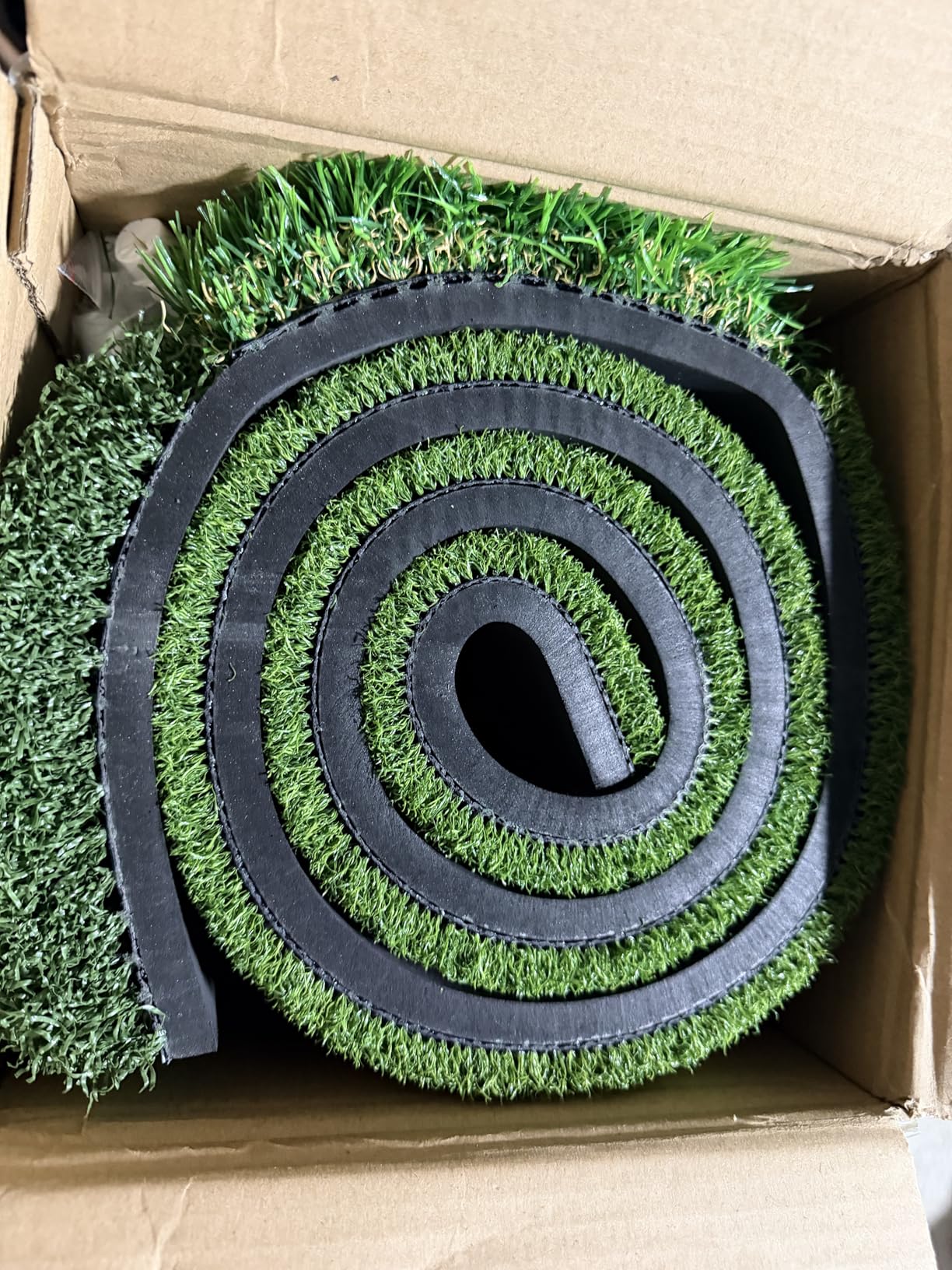Golf Mat, 5x4ft & 6x4ft Extra Large Integrated Tri-Turf Golf Hitting Mats Practice Outdoor & Indoor, Premium 26mm Thick Durable Artificial Turf Matt for Backyard Training Driving Chipping, Swinging customer photo 1