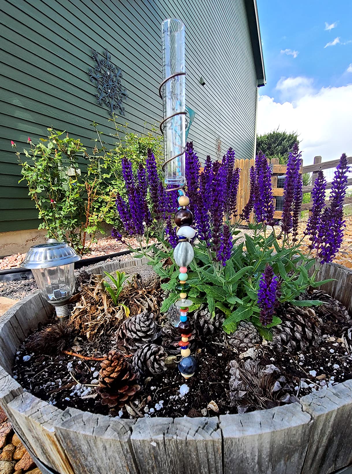 Digital Wireless Rain Gauge Outdoor, Home Weather Station with Self-Emptying Rain Gauge customer photo 2