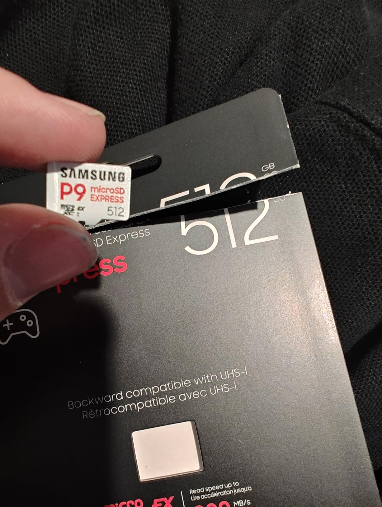 Samsung P9 Express microSD Express Card, 512GB microSDXC Memory Card, Up to 800 MB/s, for Nintendo-Switch™ 2 customer photo 1