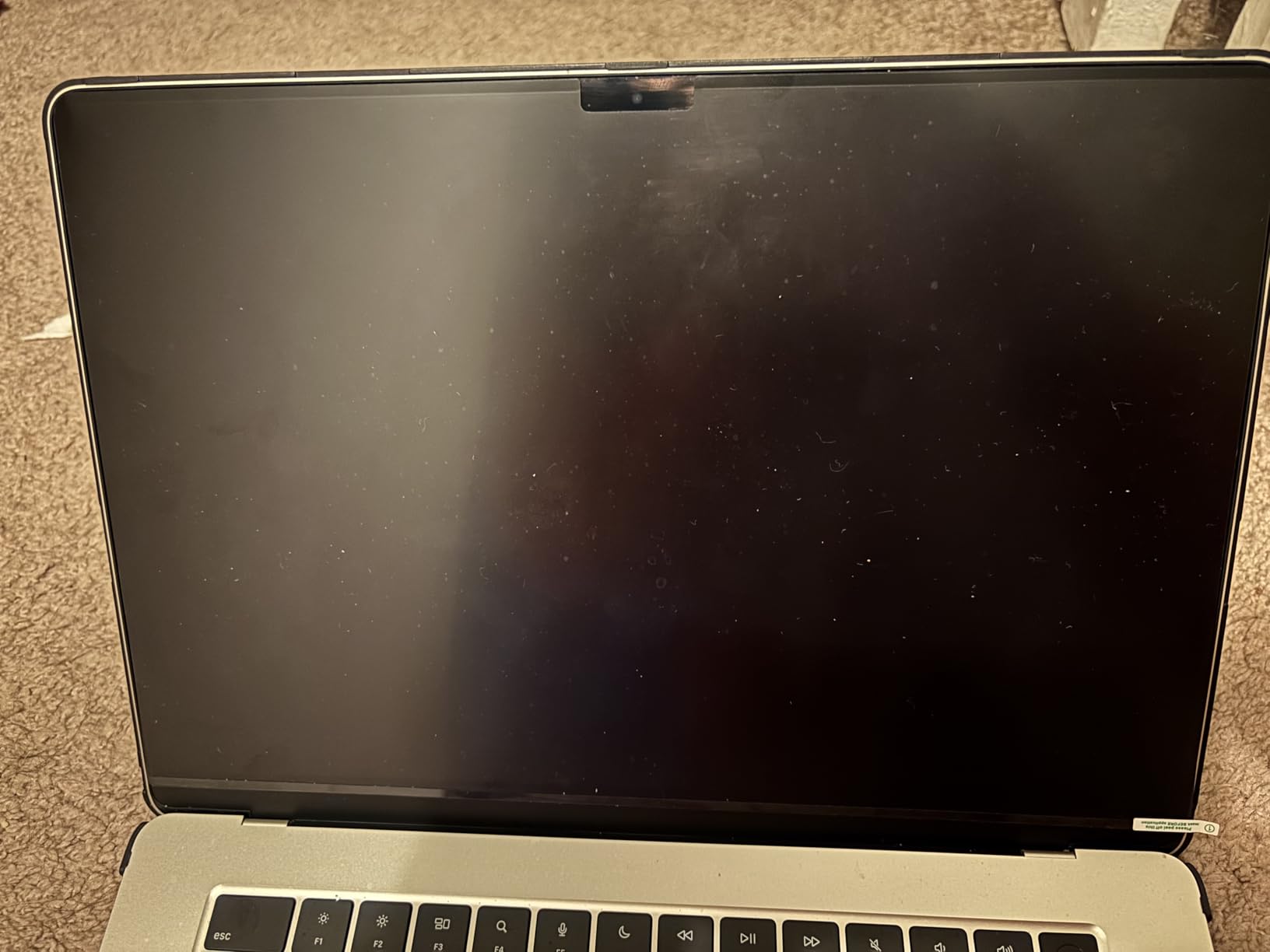 Magnetic Privacy Screen for MacBook Air 15 Inch (2023-2025, M2, M3, M4), Removable Matte Laptop Privacy Screen Shield Anti Glare Blue Light Filter - Anti-Spy for Mac 15.3in Computer customer photo 1