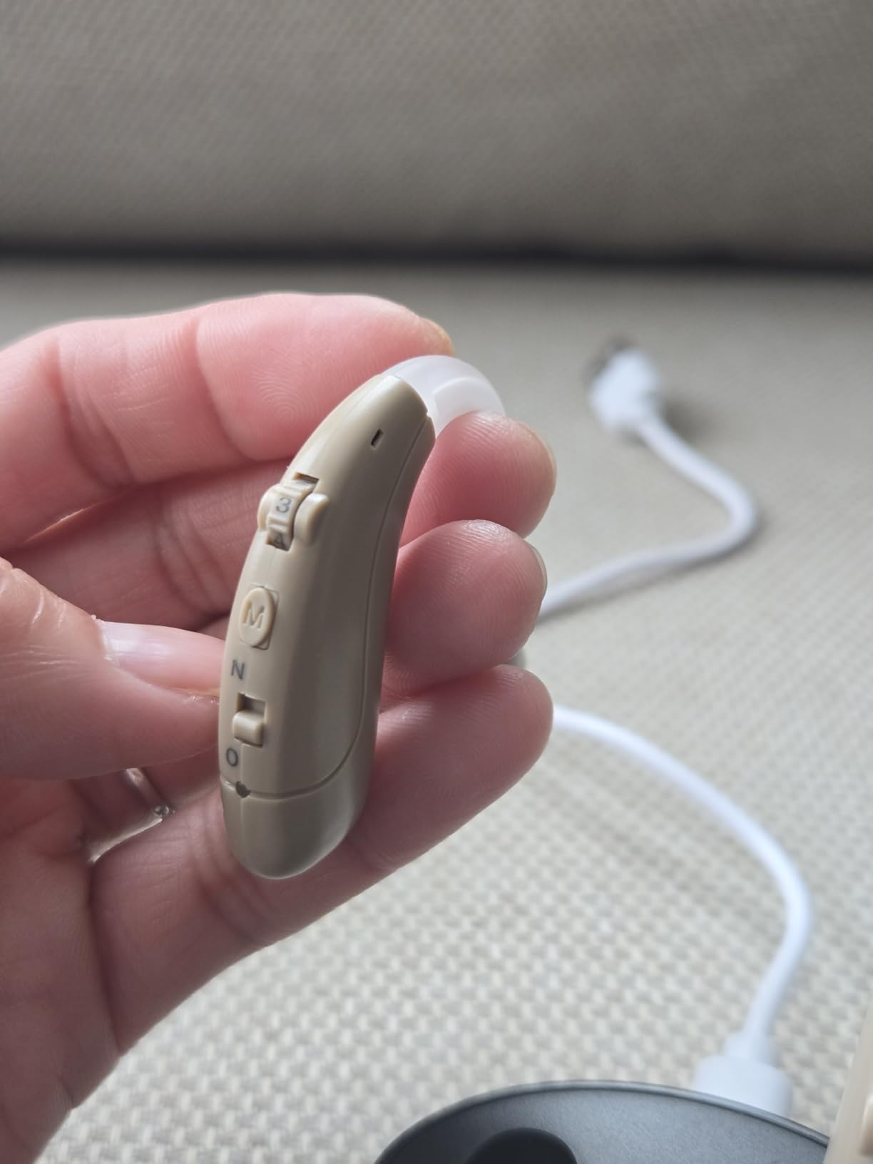 Hearing Aids for Seniors with Hearing Loss - Invisible Hearing Amplifiers for Adults with Noise Cancelingand Volume Control Comfort In-ear Hearing Devices (black) customer photo 2