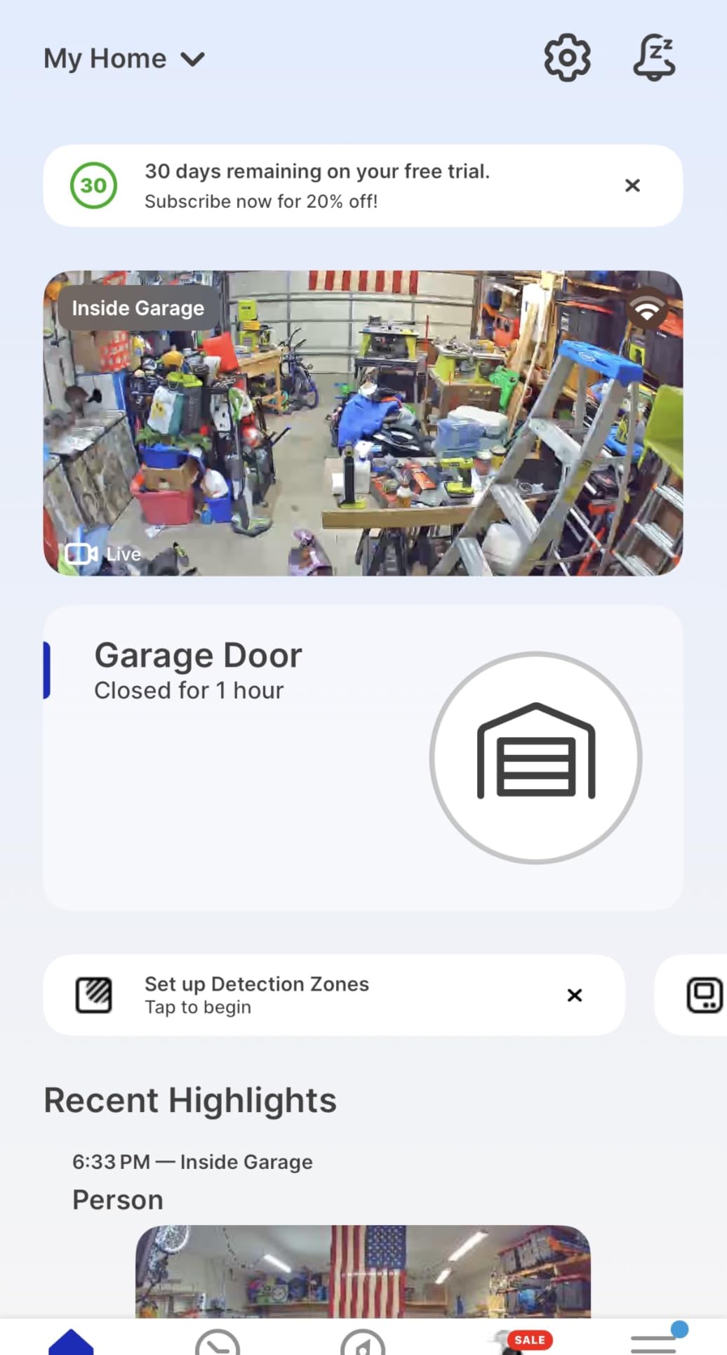 myQ Garage Plug-in Camera Gen 2 - 2K Smart Wi-Fi Garage Camera with Night Vision, Wide-Angle Lens, 2-Way Audio, Magnetic Base & Motion Alerts, App Control customer photo 2