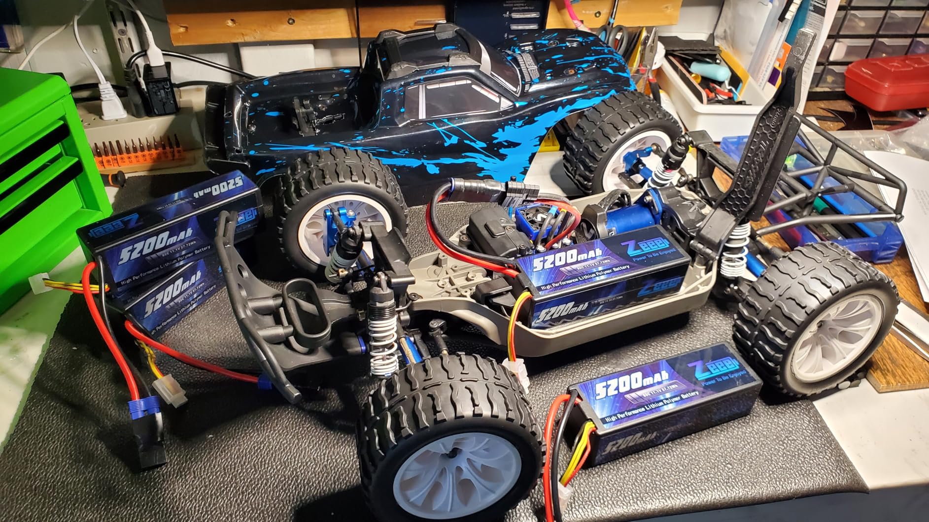 Zeee 3S Lipo Battery 5200mAh 11.1V 80C Hard Case RC Lipo with EC5 Connector (2 Packs) customer photo 2