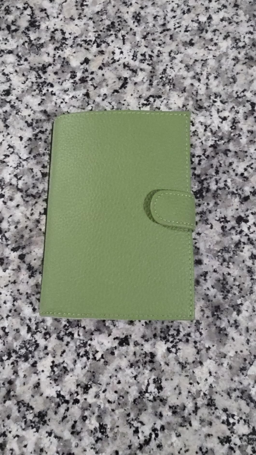 Genuine Leather Passport Holder for Women Men, Hidden Airtag Pocket, RFID Blocking, Zippered Coins Pocket & Cash Compartment Travel Gifts Essentials Passport Cover Case - Blue customer photo 2