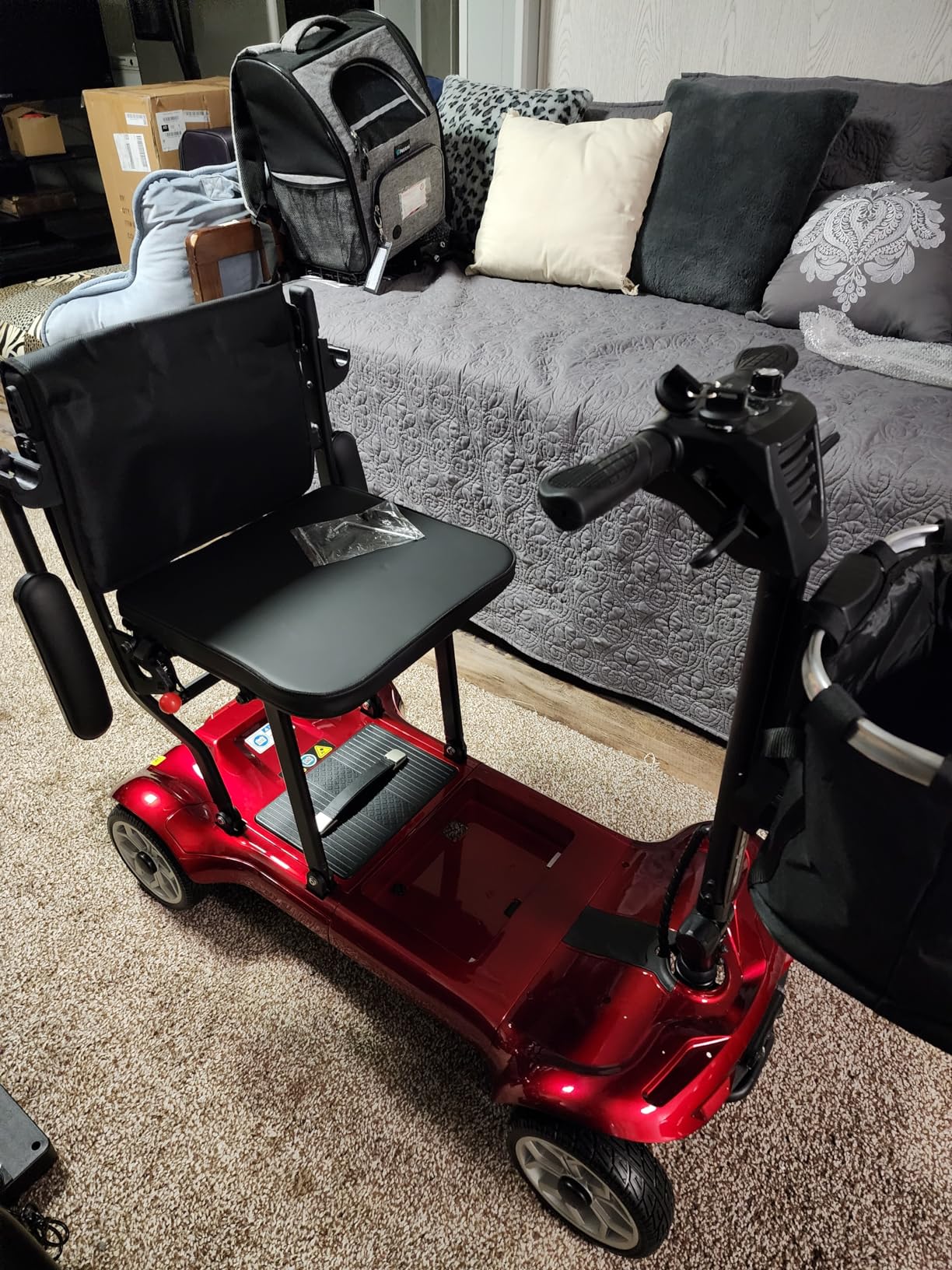 [2026 Upgrade] Hassky Electric Wheelchair for Adults Foldable, 15 Miles Range Motorized Wheelchair, All Terrain Power Wheelchairs for Seniors Supports Up to 350 lbs customer photo 1