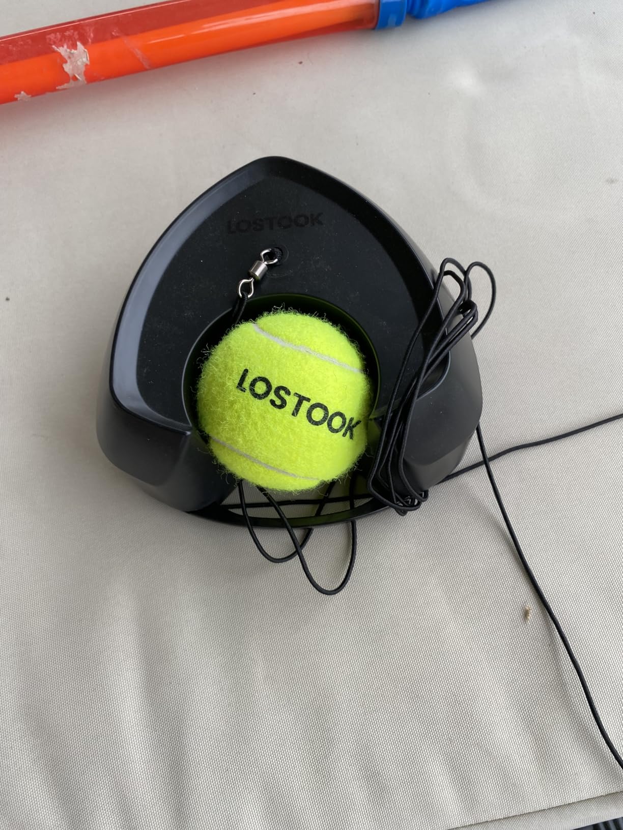 No-Fill Tennis Trainer, Solo Play Set for Backyard, Family Fun Skill Builder Kids Adults Beginners customer photo 2