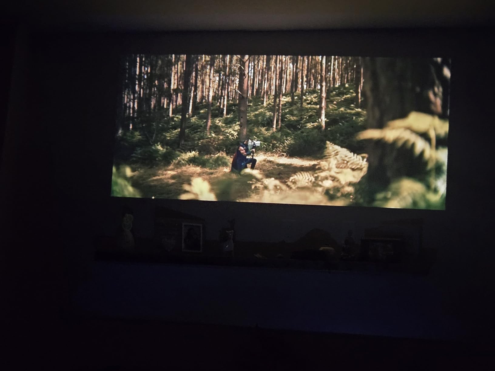 [3200 ANSI/ Official Apps/50W Audio] Outdoor 4K Projector with WiFi and Bluetooth, Auto Focus, Auto Keystone Smart Projector Support DoIby Audio, 2026 Upgrade GO2 Short Throw Projector with 360°Stand customer photo 2