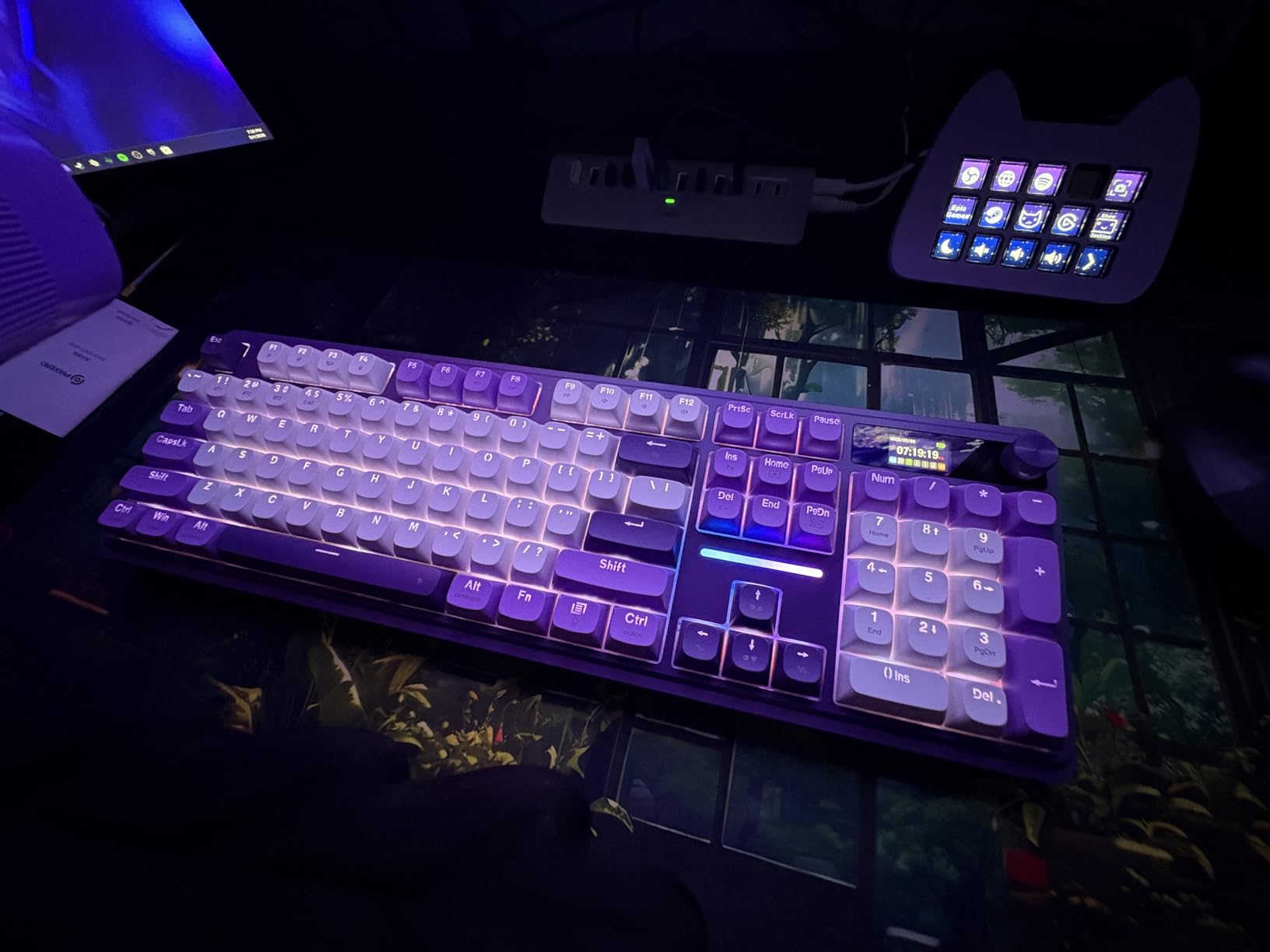 Redragon K745 Wired Gasket RGB Gaming Keyboard, 108 Keys Mechanical Keyboard w/Extra 4 Hotkeys, Upgraded Hot-swappable Socket, 5-Layer Noise Dampening, Creamy & Thocky Custom Linear Switch customer photo 1