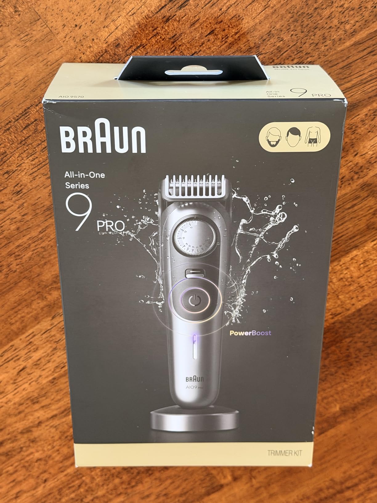 Braun Series 9 PRO All-in-One Beard & Body Grooming Kit for Men, Cordless Trimmer, Hair Clippers & Shaver for Face, Hair & Body with Gillette Labs Razor, AIO 9570 customer photo 1