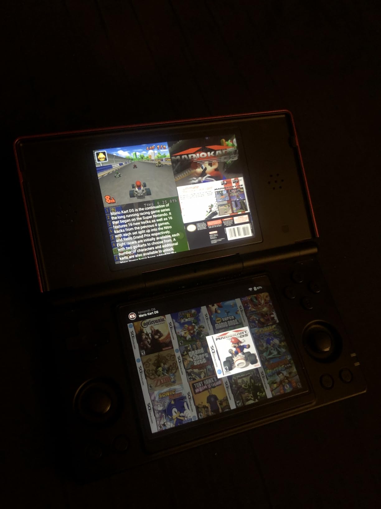 GiipGoop RG DS Handheld Game Consoles RG DS Retro Gaming Console Dual-screen Video Game Console 3+32GB Android 14 Portable Pocket Arcade 4000mAh Battery WiFi Bluetooth HD Output Black customer photo 1
