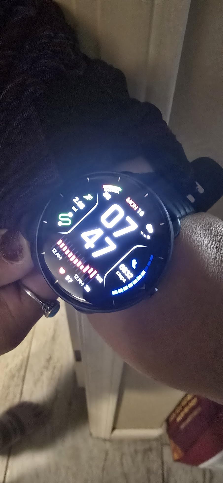 Parsonver Smart Watch for Swimming, 5ATM Waterproof Watch for Pool & Open Water, AI Swim Analysis, Built-in GPS & Compass, AMOLED Fitness Tracker 100+ Sport Mode, Heart Rate Sleep Monitor, French Grey customer photo 1