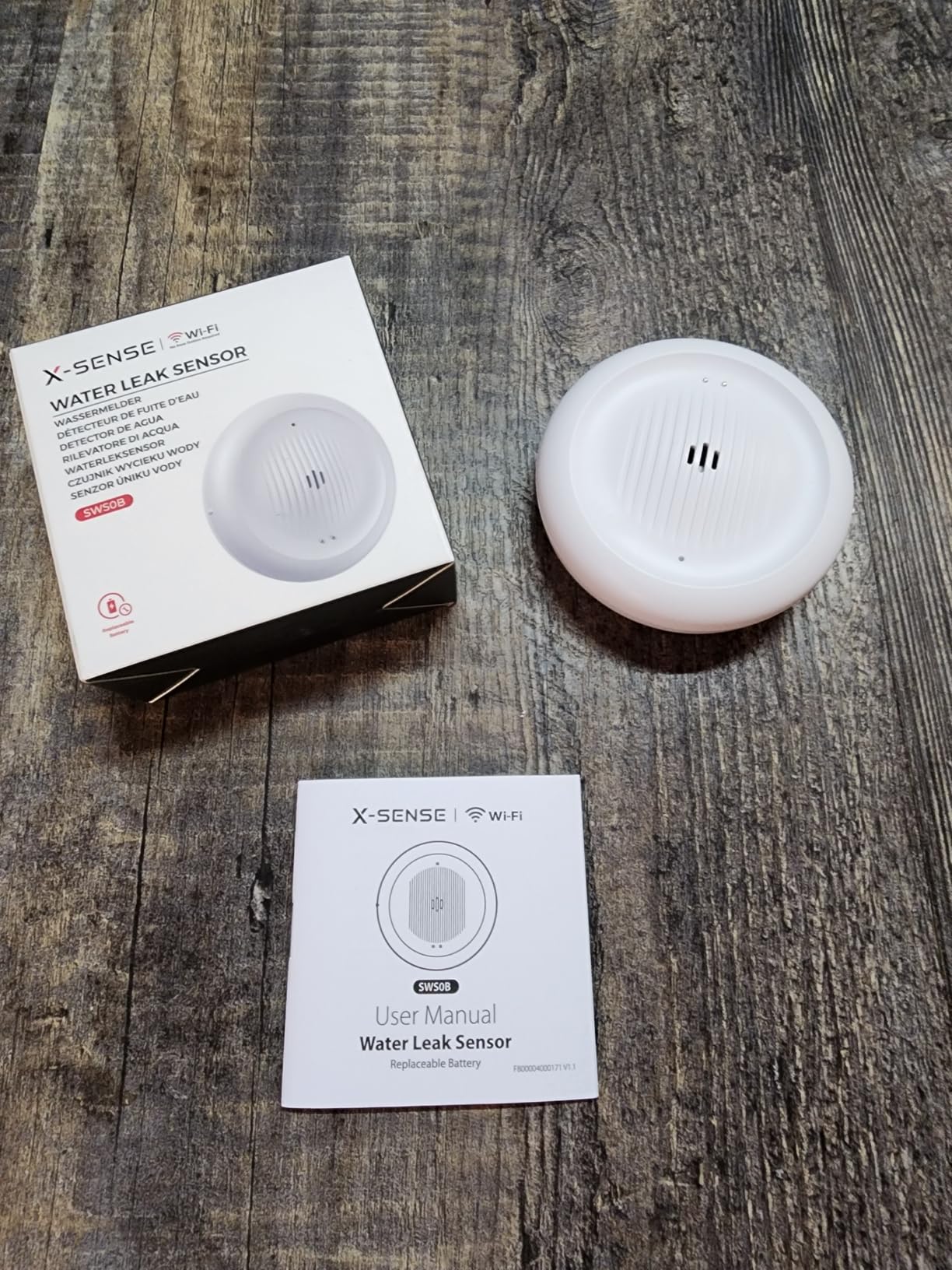 X-Sense Wi-Fi Water Leak Detector for Home - Smart 2-in-1 Leak & Low-Temperature Sensor with App Alerts, Protection for Homes, Kitchens & Basements, Works with X-Sense Home Security App, Model SWS0B customer photo 2