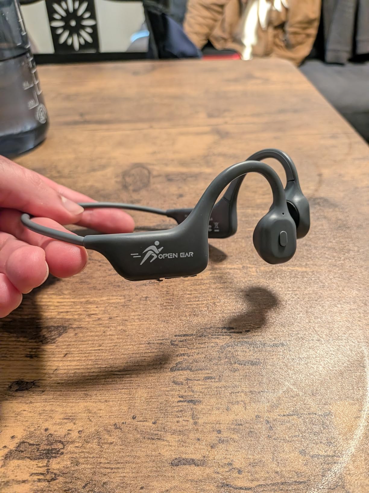 SANOTO Bone Conduction Headphones Wireless Open Ear Headphones, Lightweight Bone Conduction Earbuds IPX5 Waterproof Sport Bluetooth Earphones for Running Cycling Workout customer photo 2