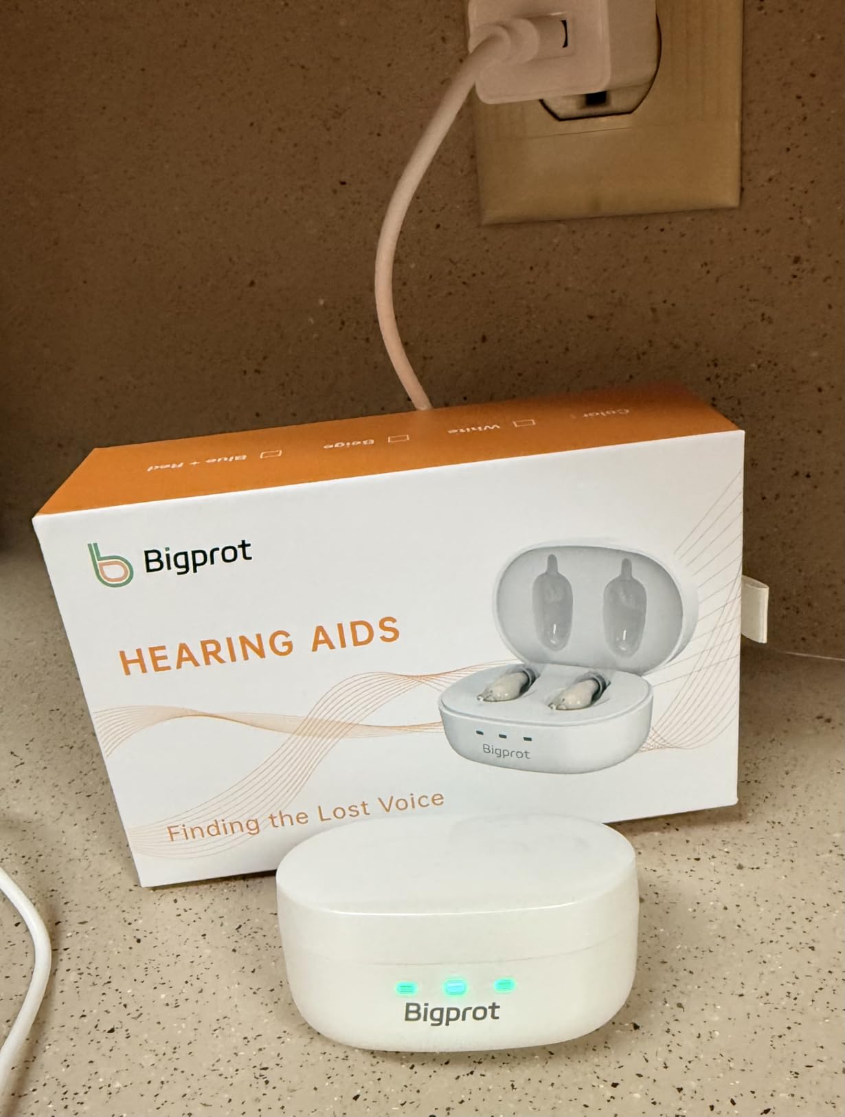 OTC Hearing Aids for Seniors, Nearly Invisible Rechargeable Hearing Aids, 100+ Hours of Charging Case Usage, Super-Mini Invisible Design, Comfort Fit in Ear Canal, AI Noise Cancellation and Clear Sound, Suitable for Various Daily Scenarios customer photo 2